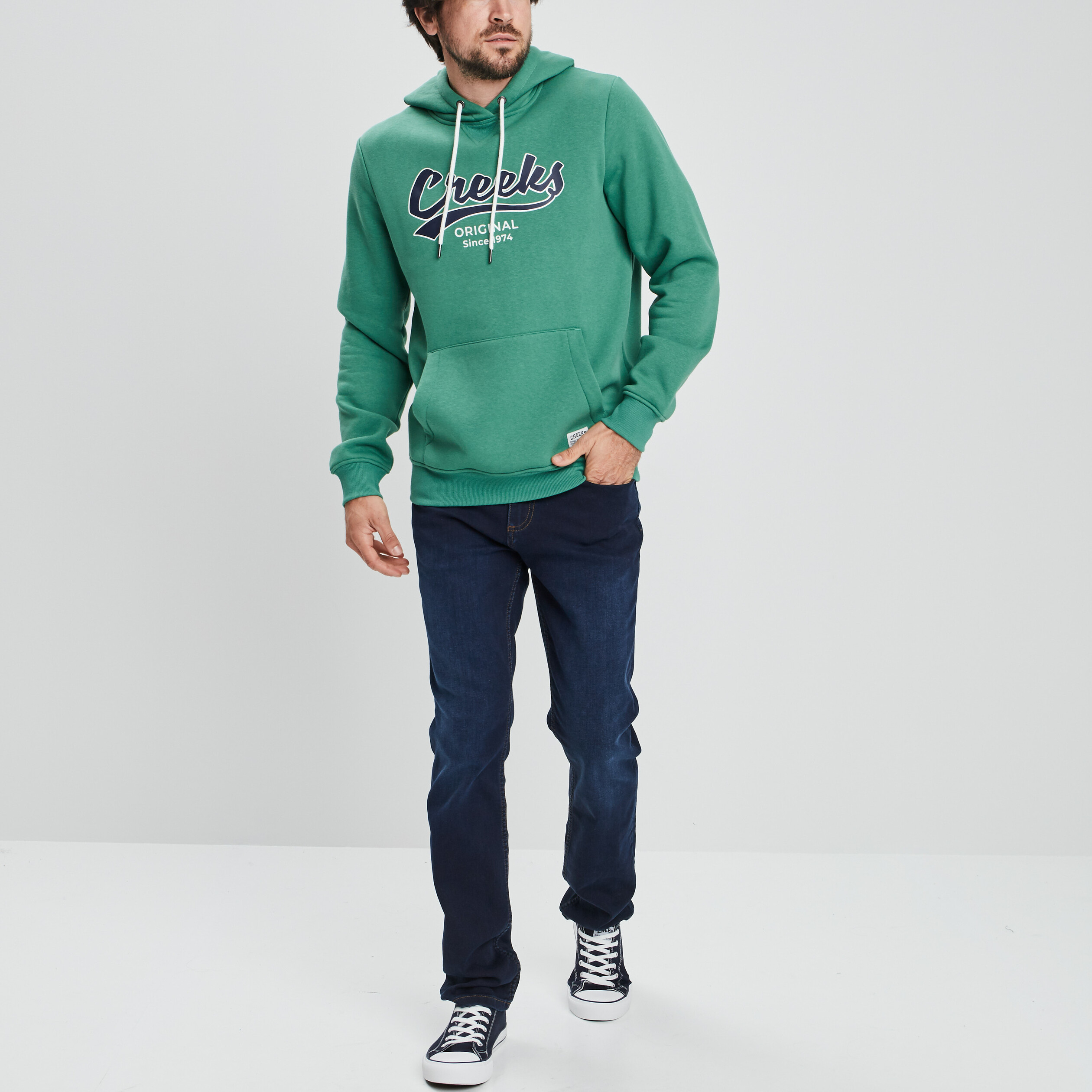 Sweat à Capuche Vert Menthe. – H mon