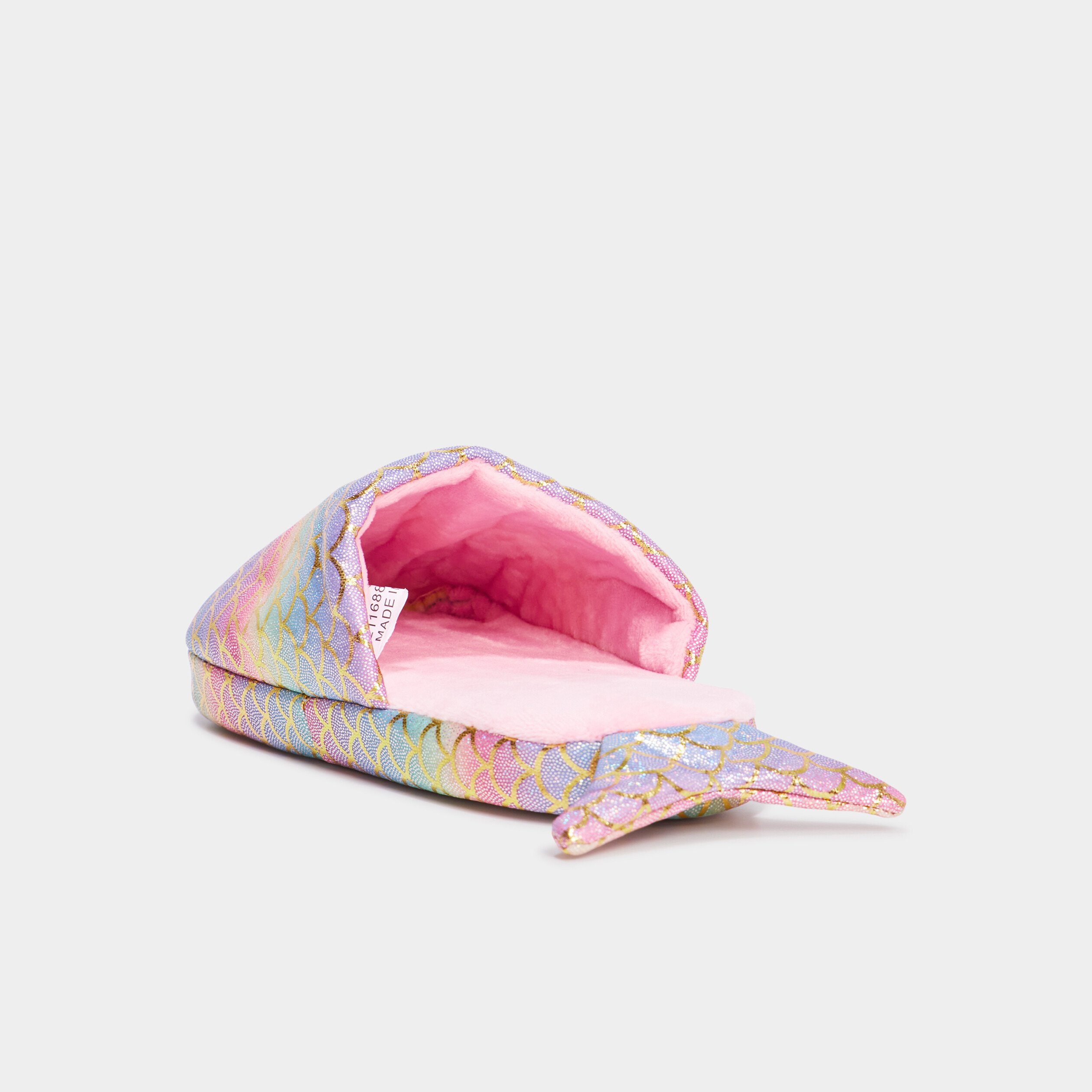 chaussons mules a paillettes multicolore fille Chaussons mules à paillettes multicolore fille
