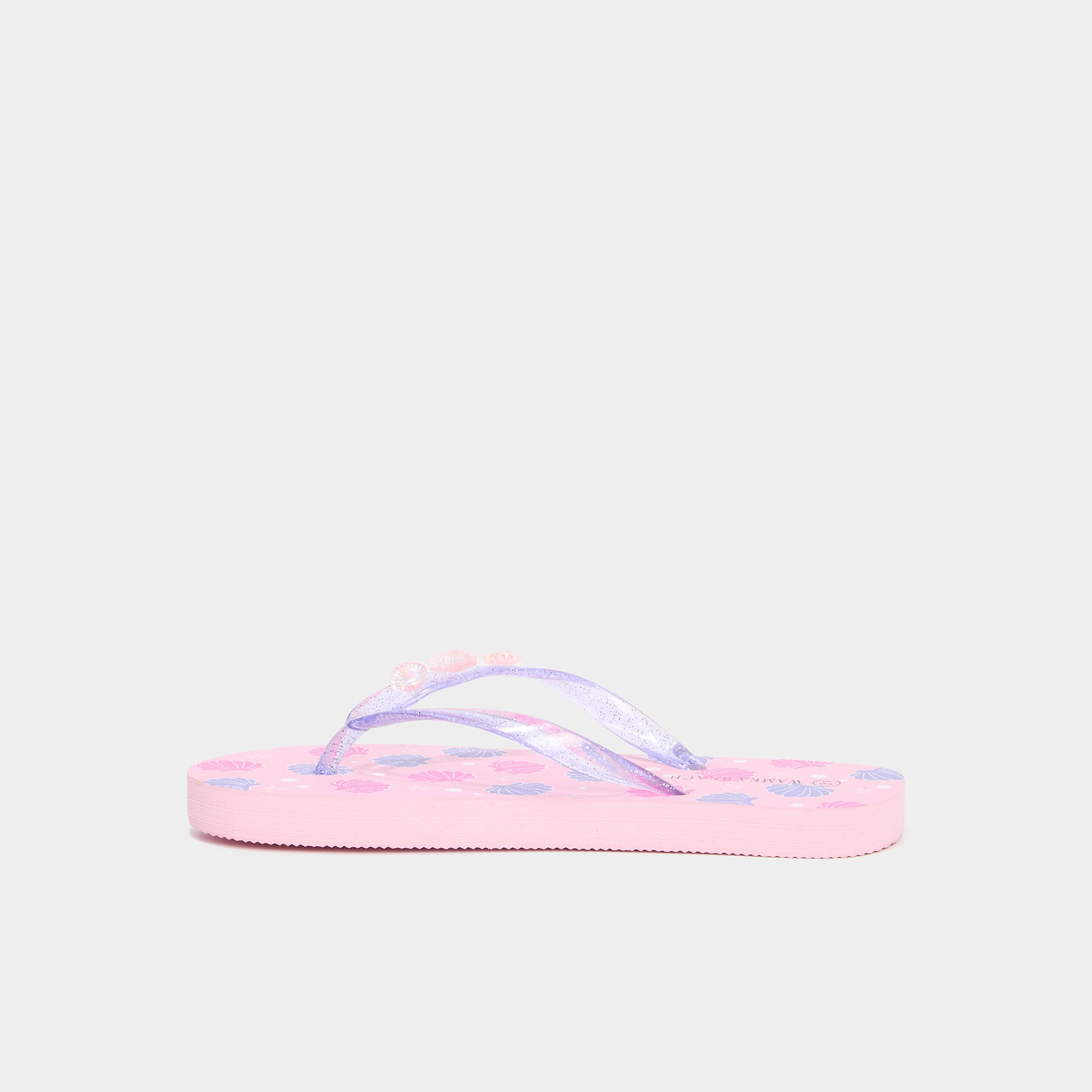 tongs de plage multicolore fille Tongs de plage multicolore fille