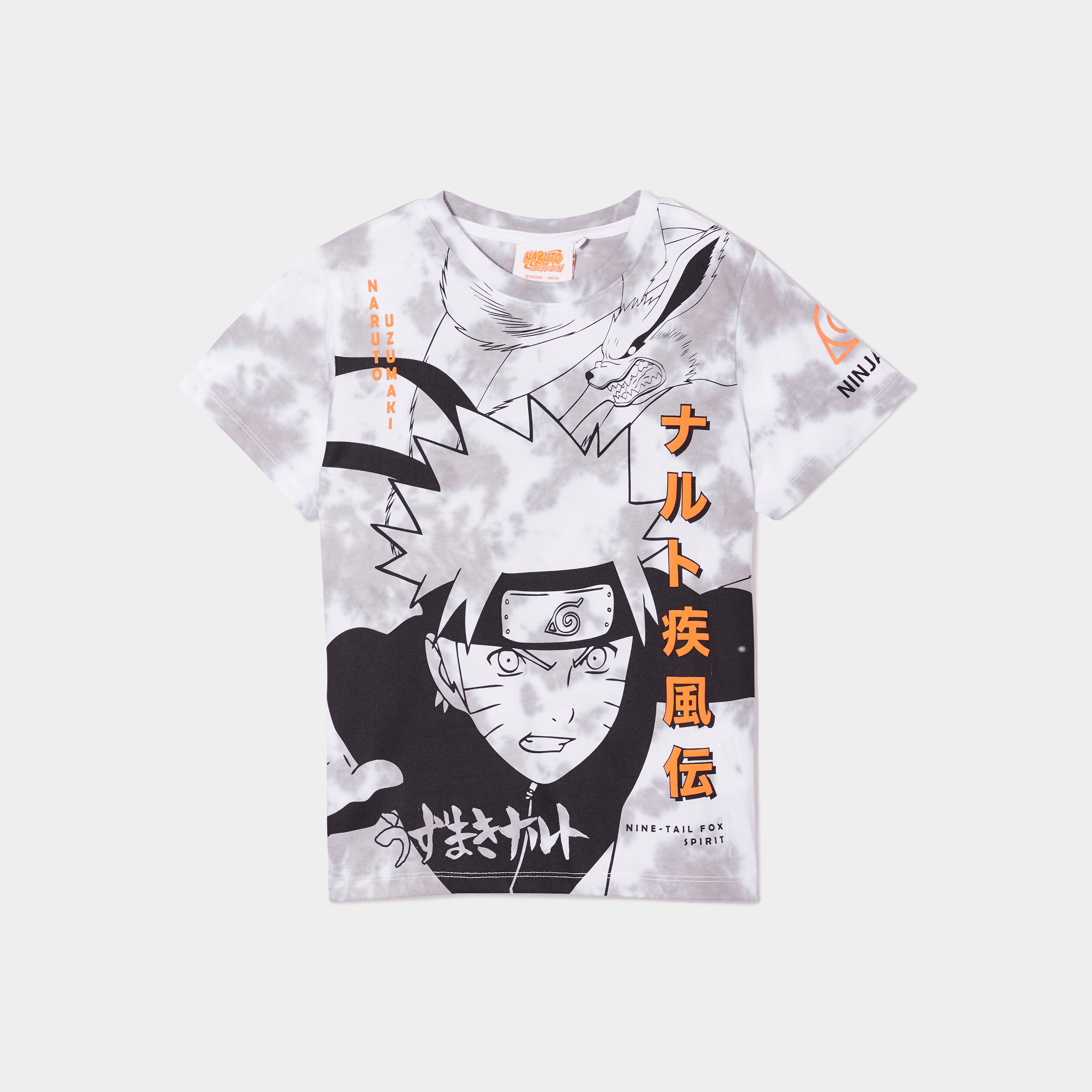 t shirt manches courtes coton naruto multicolore garcon T-shirt manches courtes coton Naruto multicolore garçon