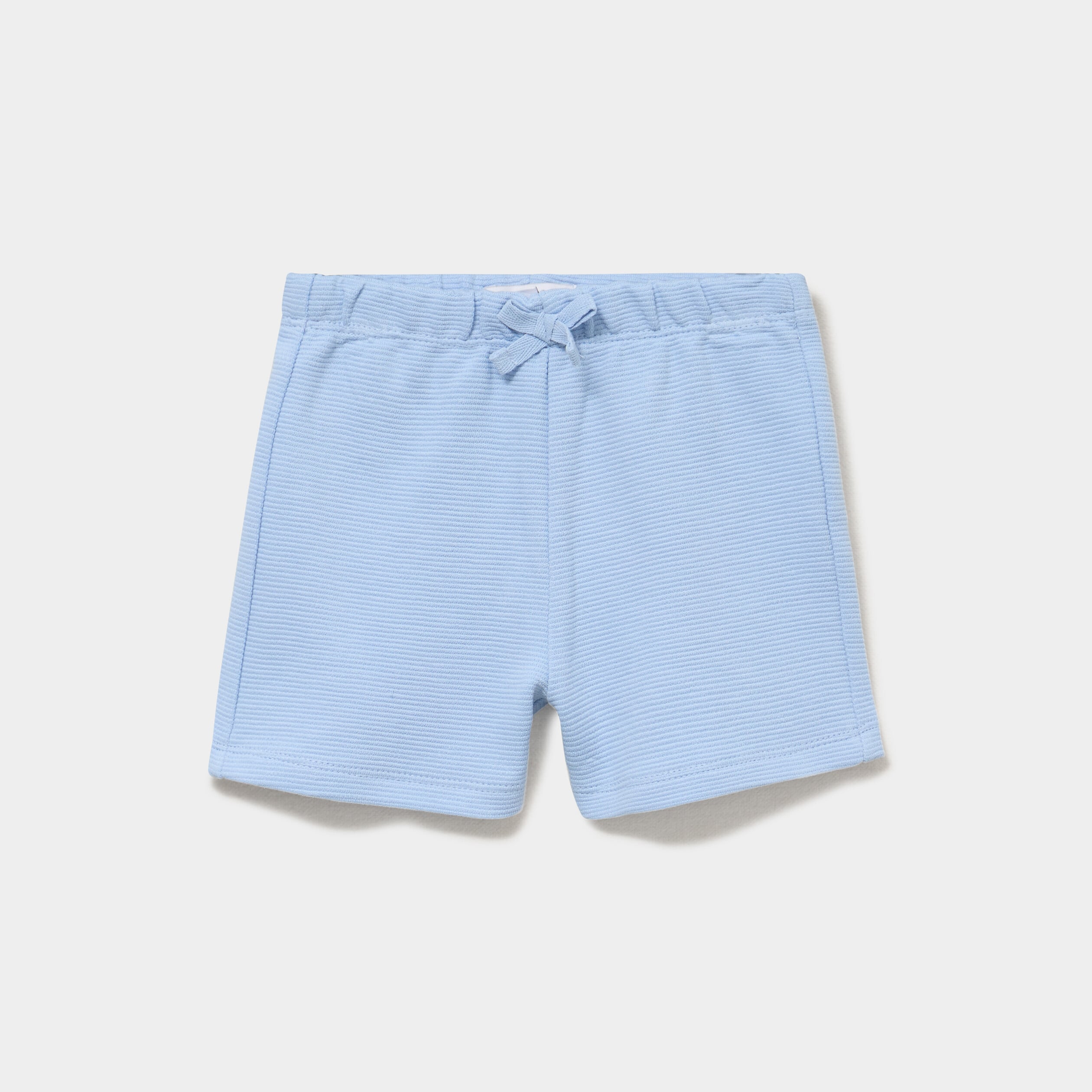 Short molletonn&eacute; coton bleu pastel b&eacute;b&eacute; gar&ccedil;on