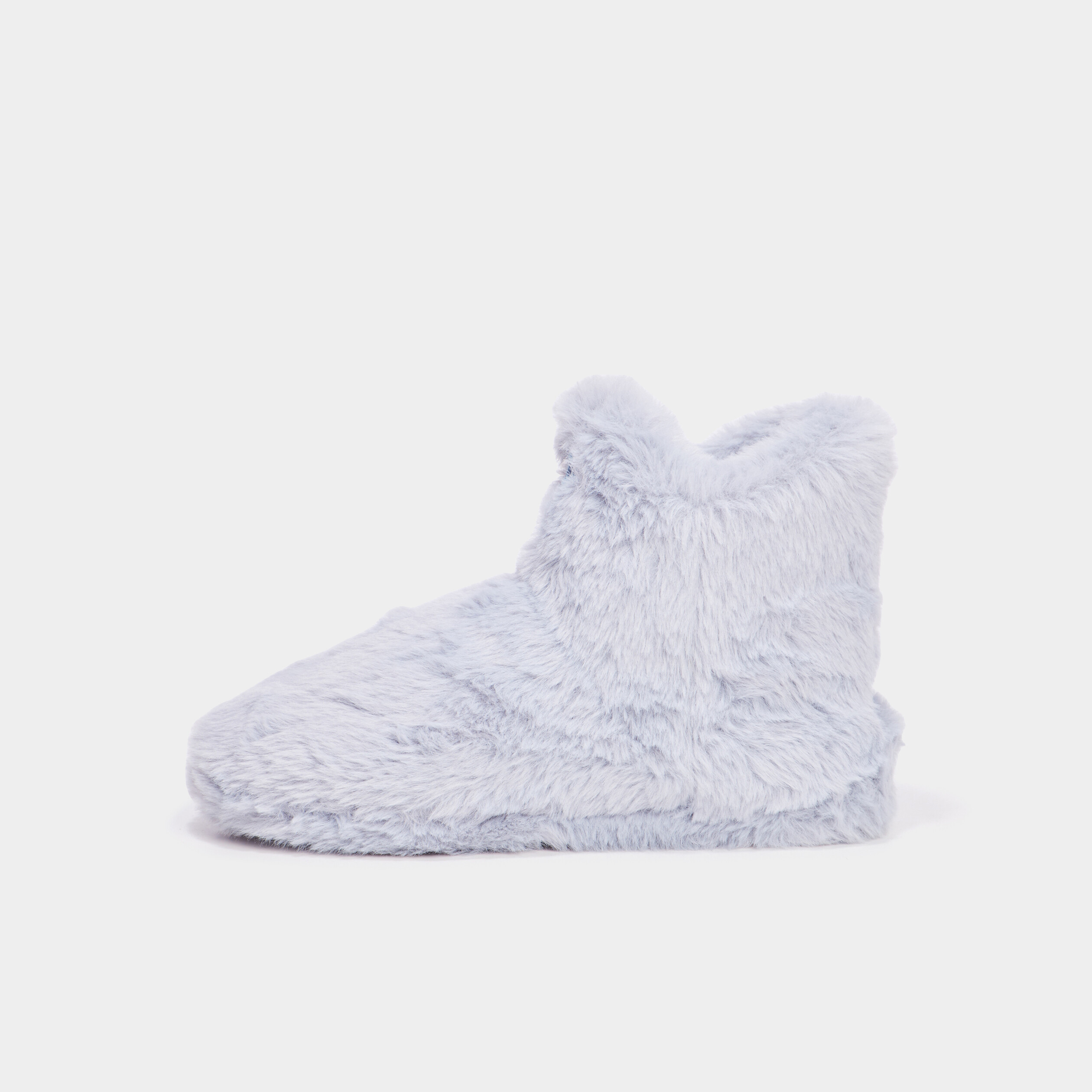 Chaussons fausse fourrure Stitch bleu femme