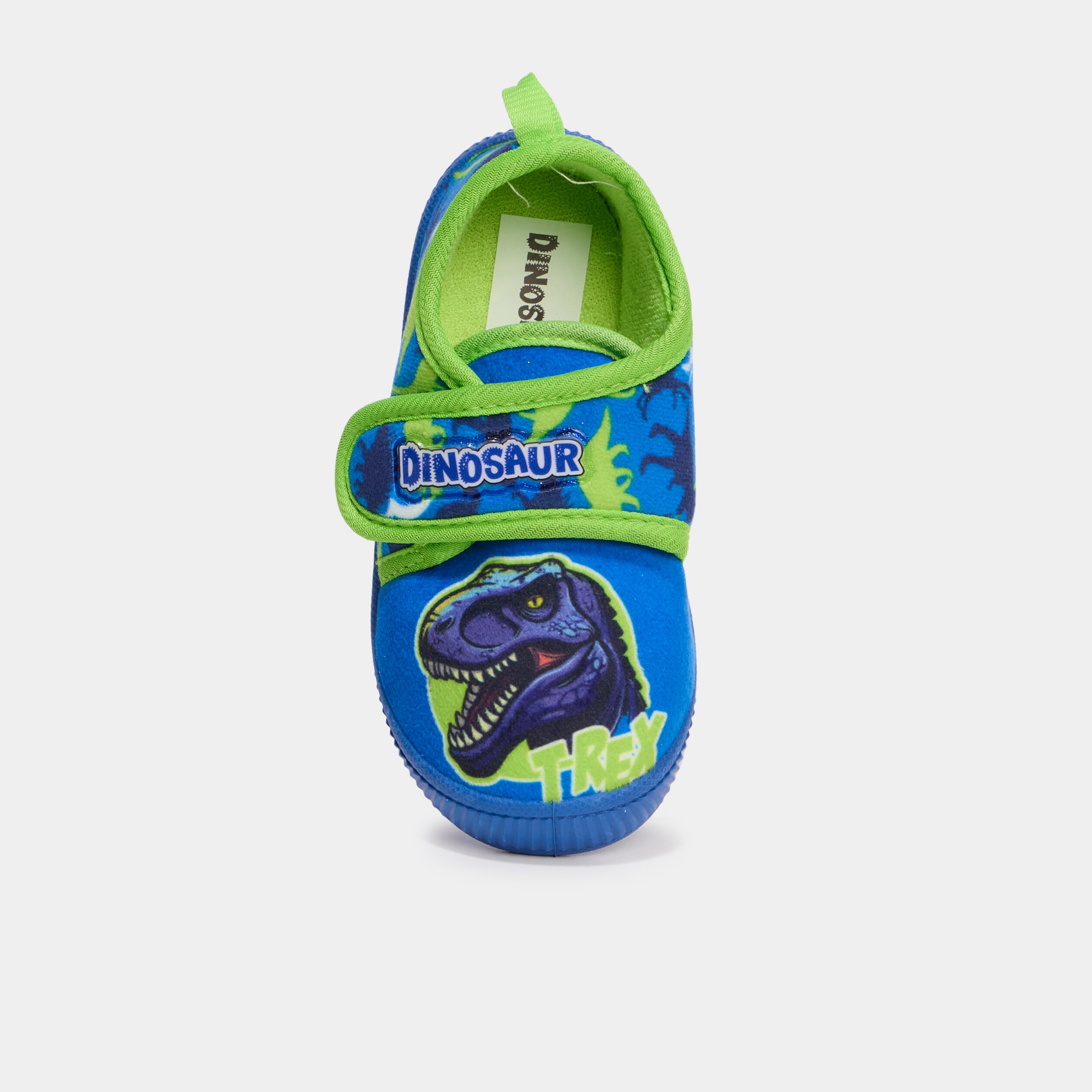 Chaussons &agrave; scratchs bleu gar&ccedil;on