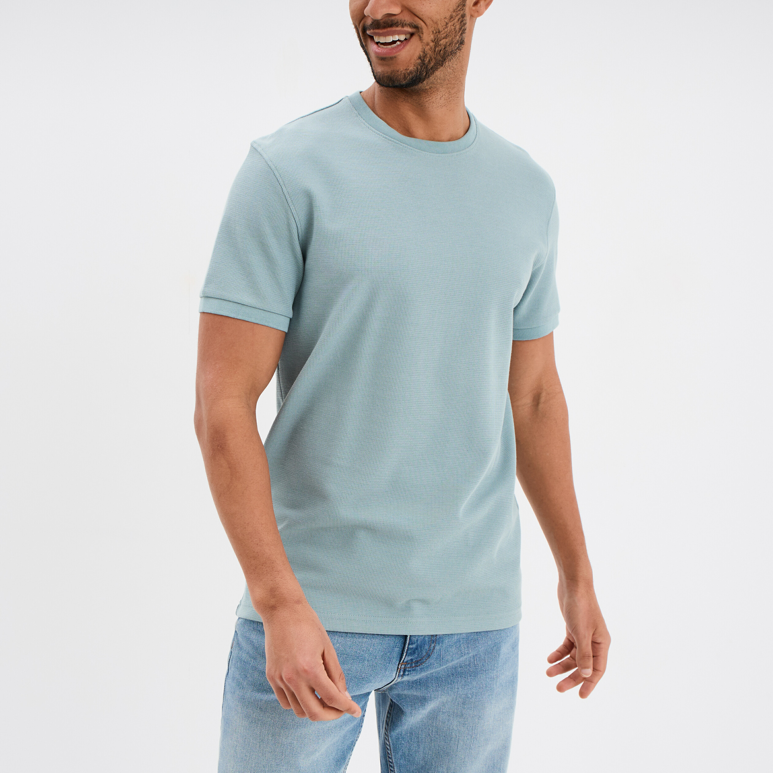 T-shirt manches courtes gris homme