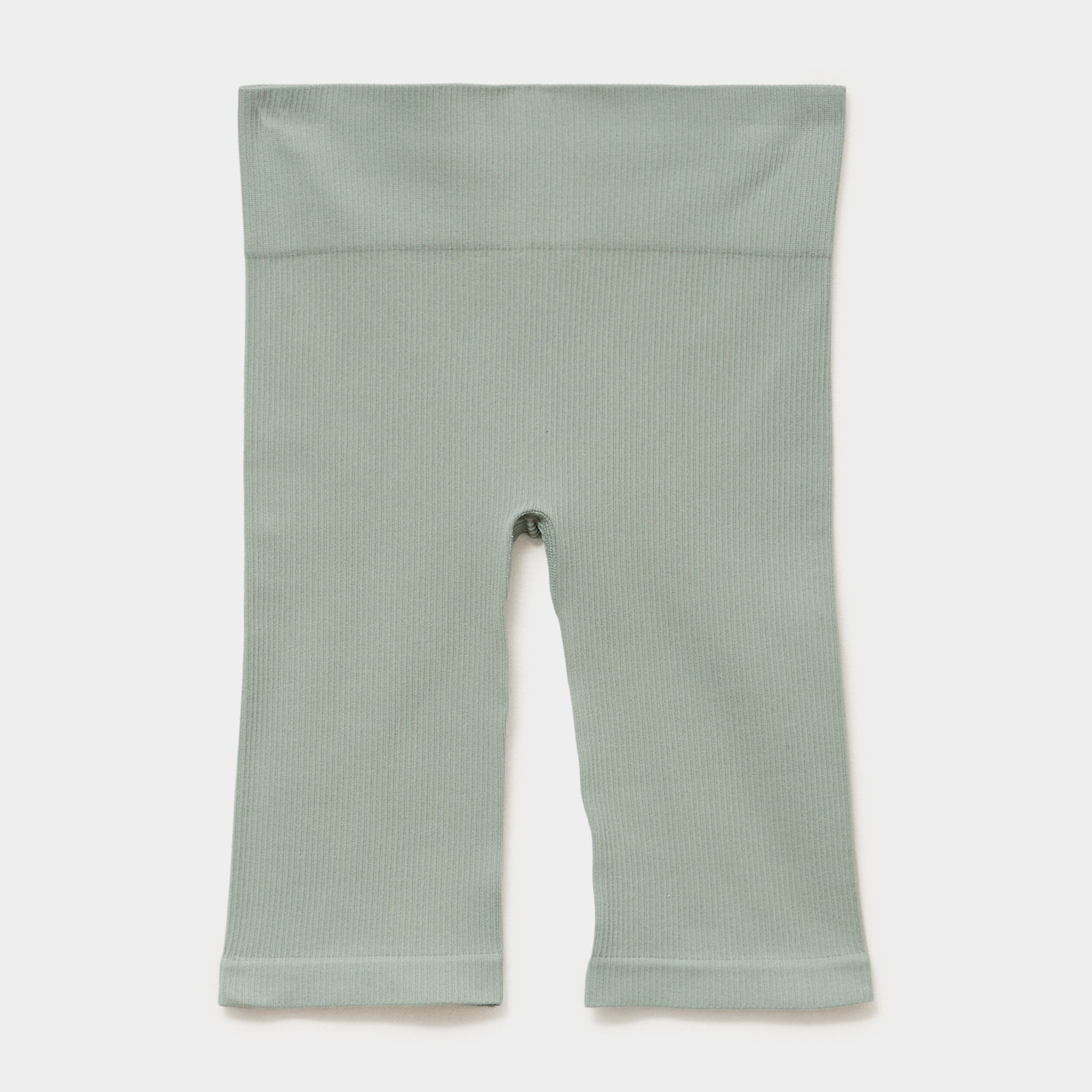 Short cycliste de sport c&ocirc;tel&eacute; stretch vert pastel femme
