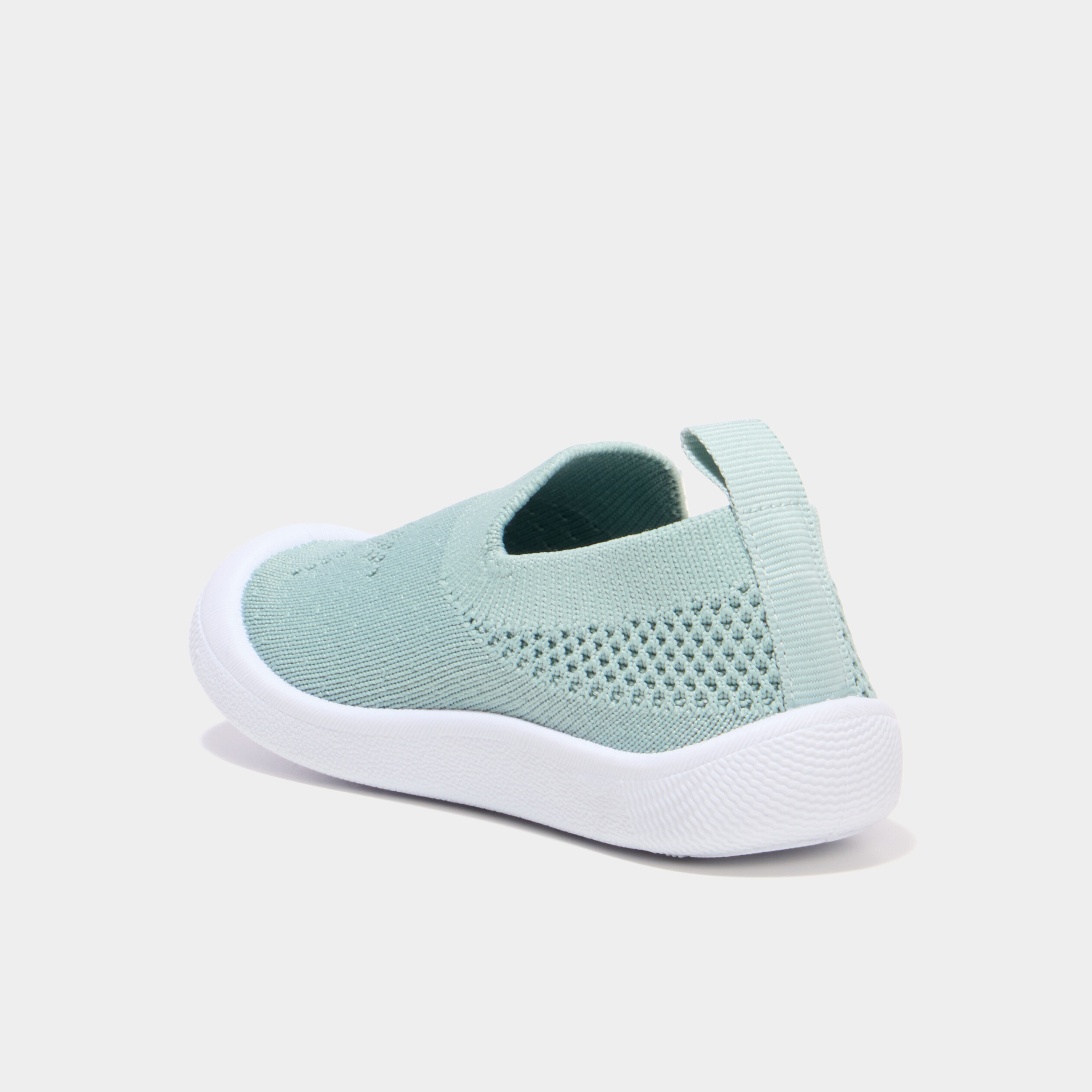Baskets bout renforc&eacute; &agrave; semelle souple vert olive b&eacute;b&eacute; gar&ccedil;on