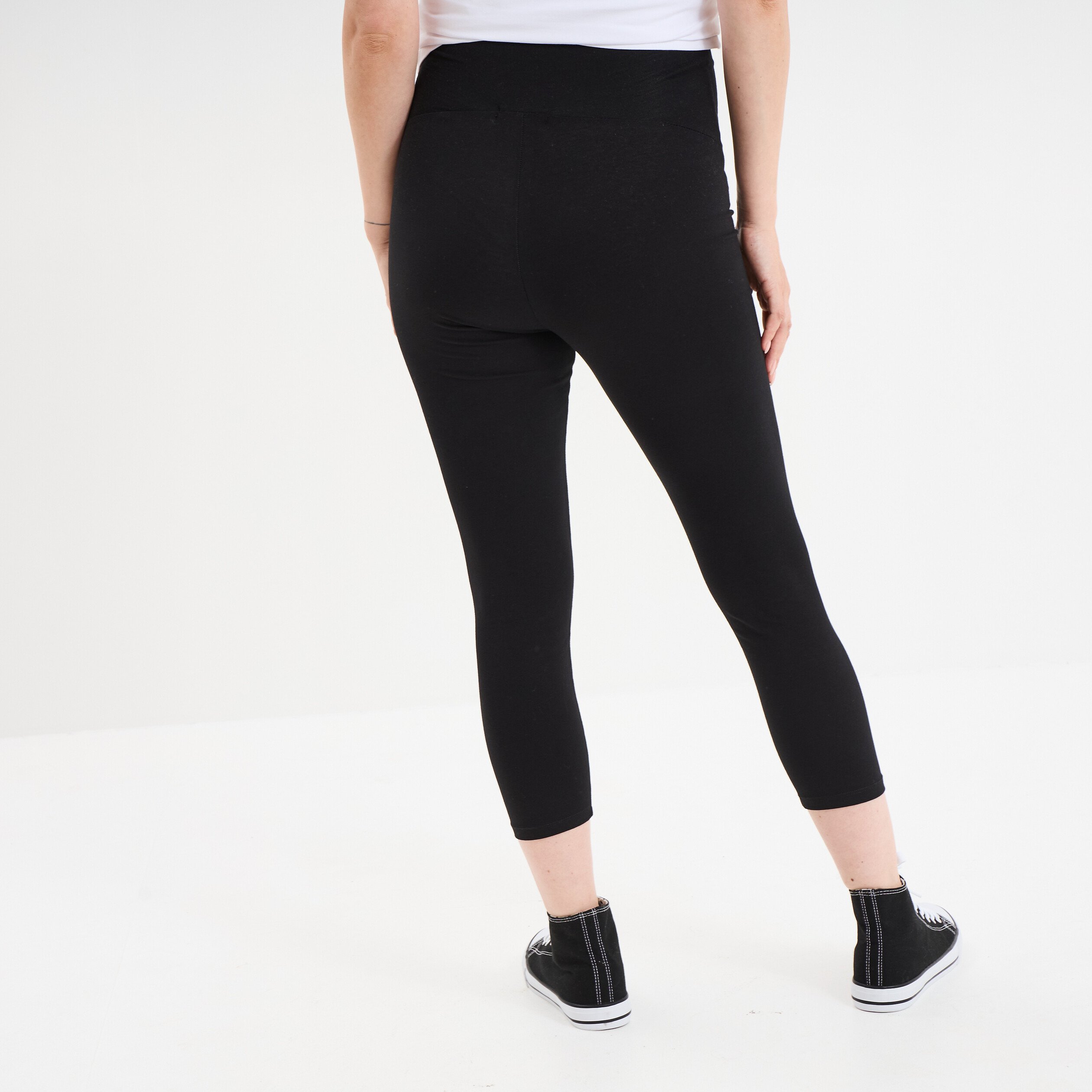 legging 78eme grossesse noir femmemater Legging 7/8ème grossesse noir femme maternité