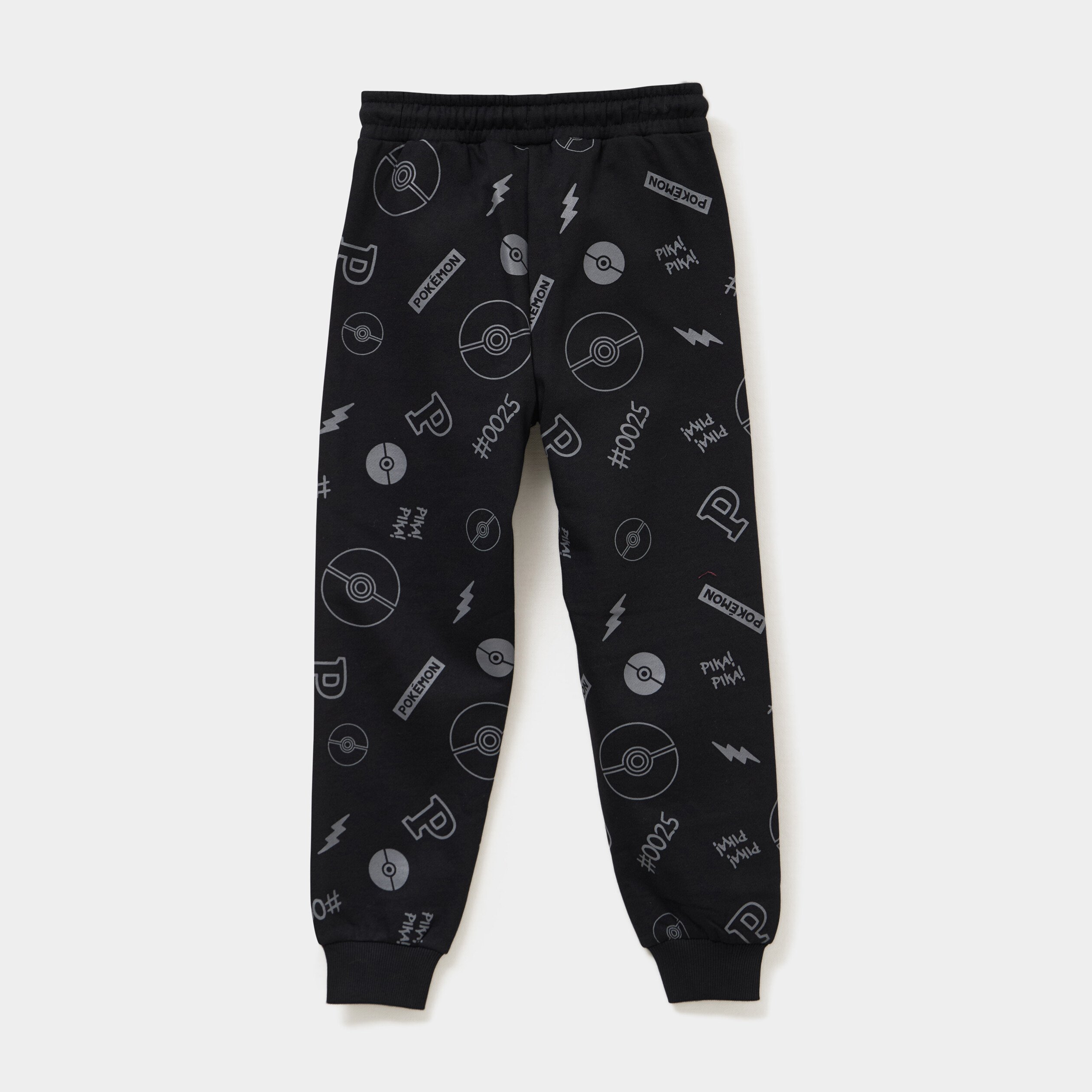 pantalon de jogging droit pokemon noir garcon Pantalon de jogging droit Pokémon noir garçon