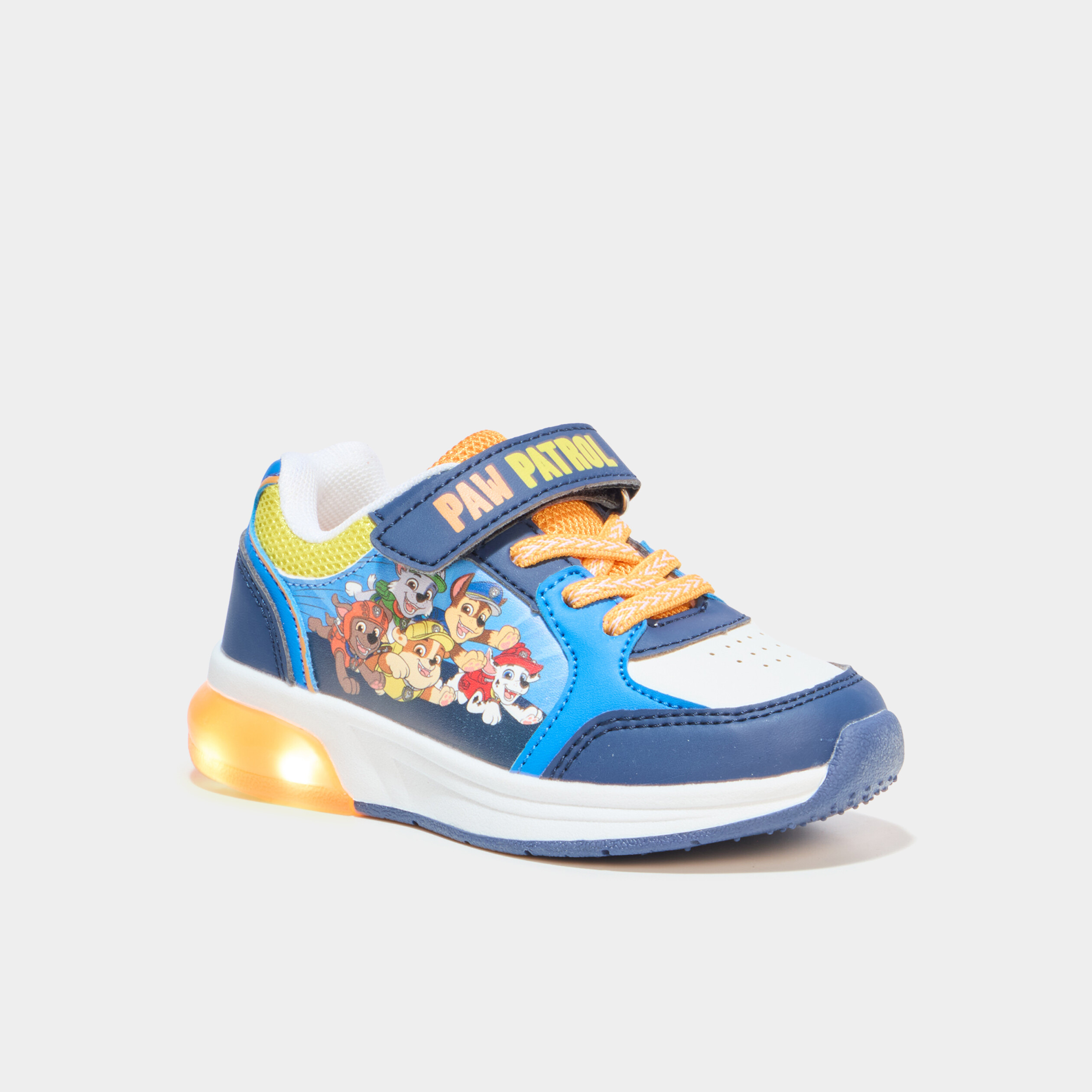 Baskets running lumineuses Paw Patrol multicolore gar&ccedil;on