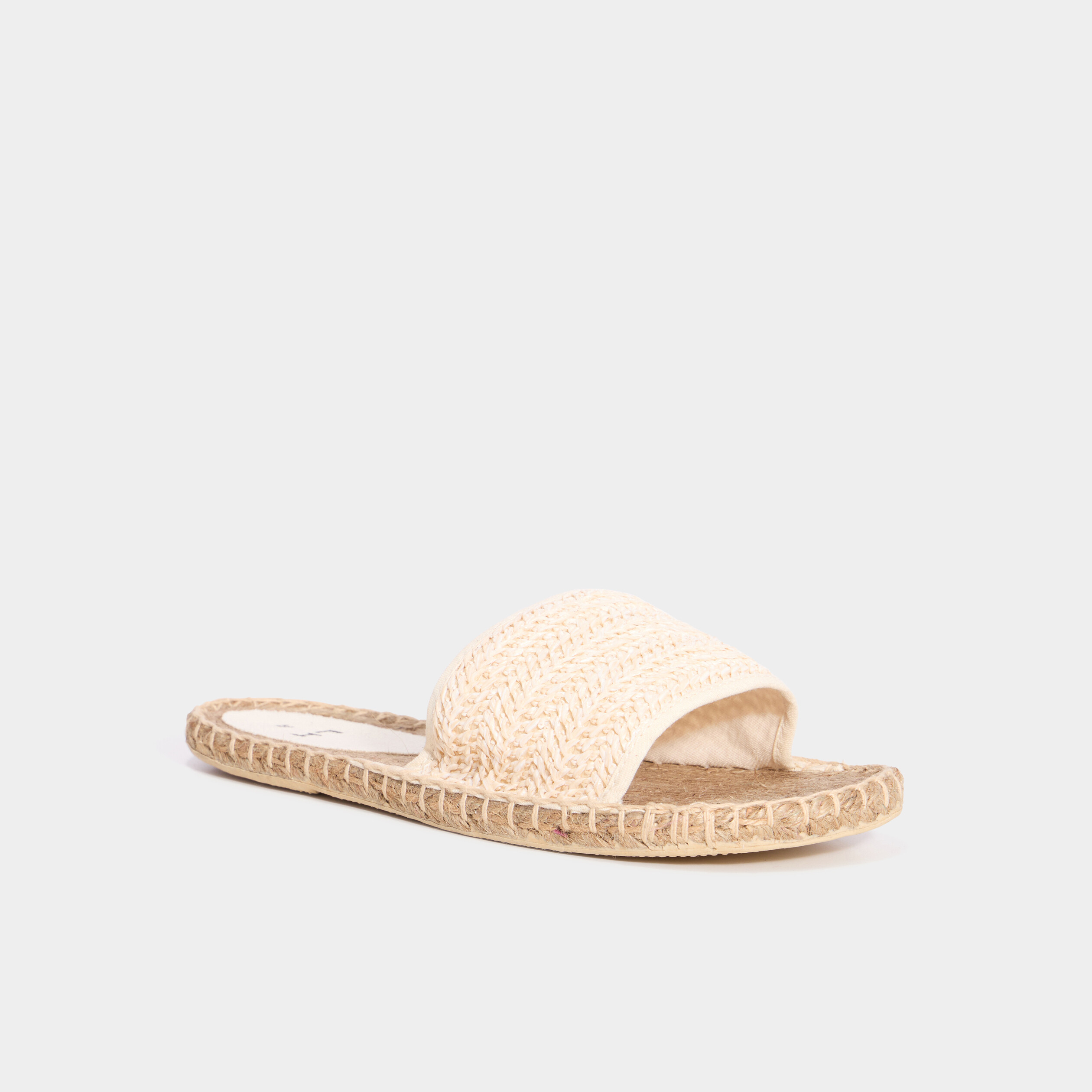 mules semelles cordes multicolore femme Mules semelles cordes multicolore femme