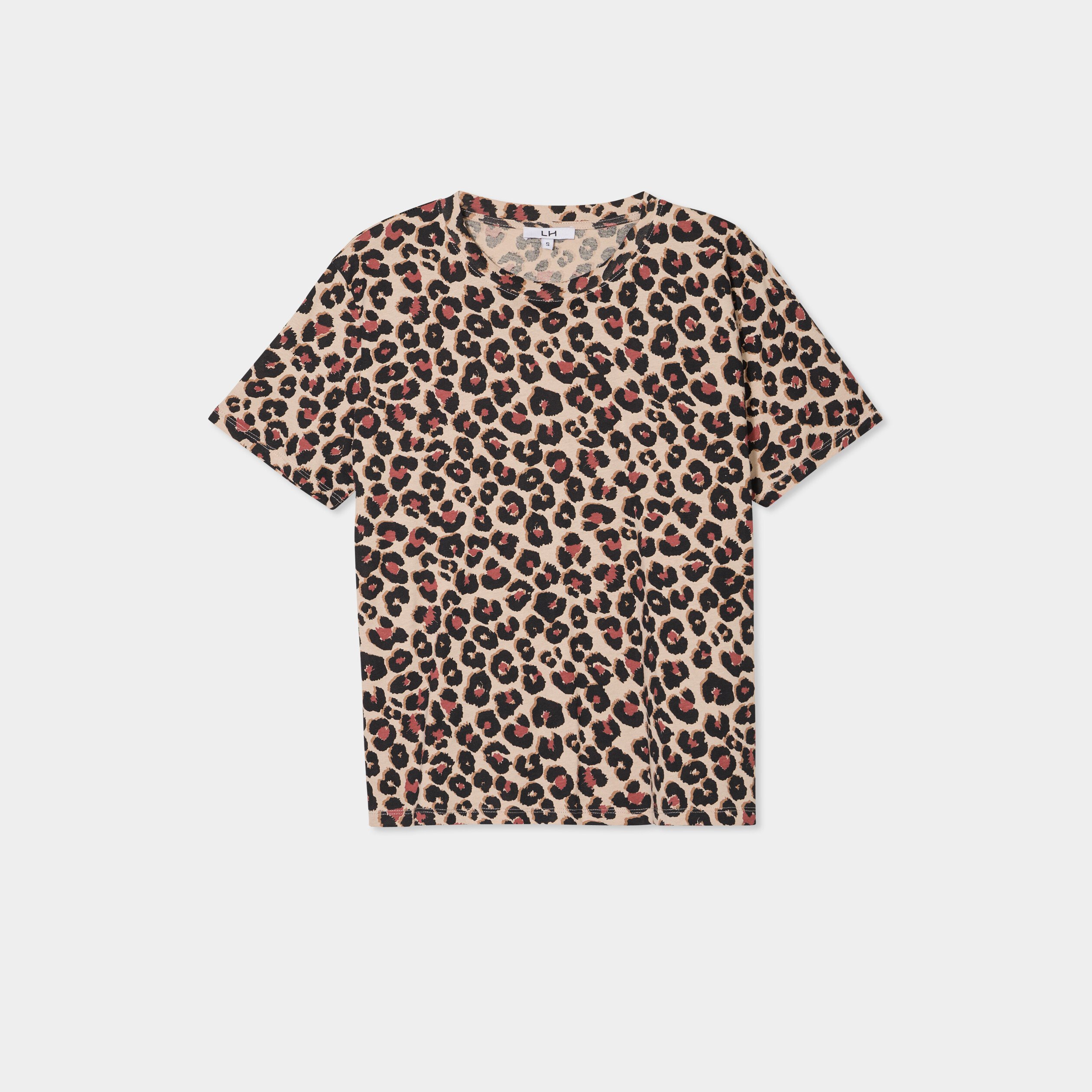 t shirt coton col rond manches courtes sable femme T-shirt coton col rond manches courtes sable femme