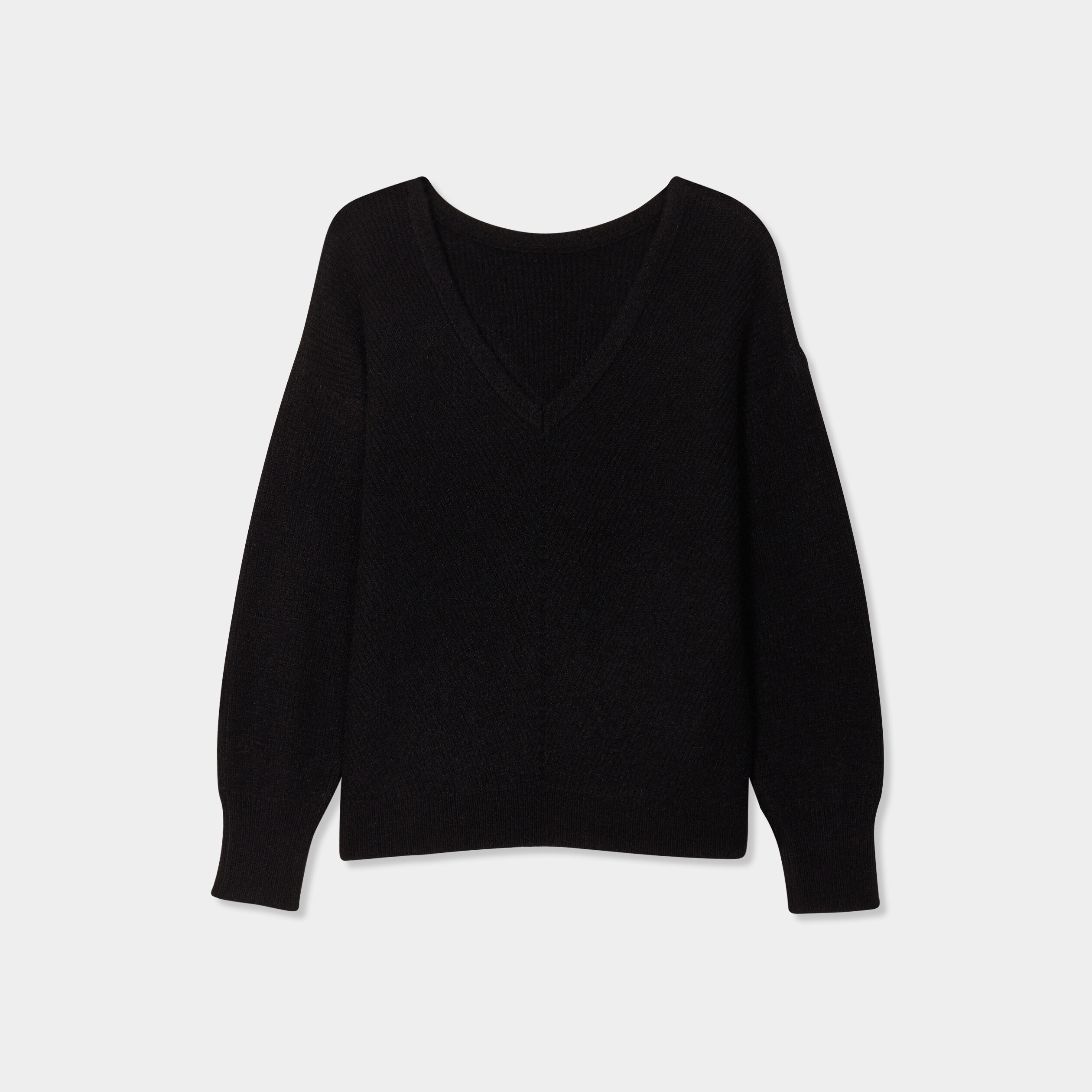 pull col reversible noir femme Pull col réversible noir femme