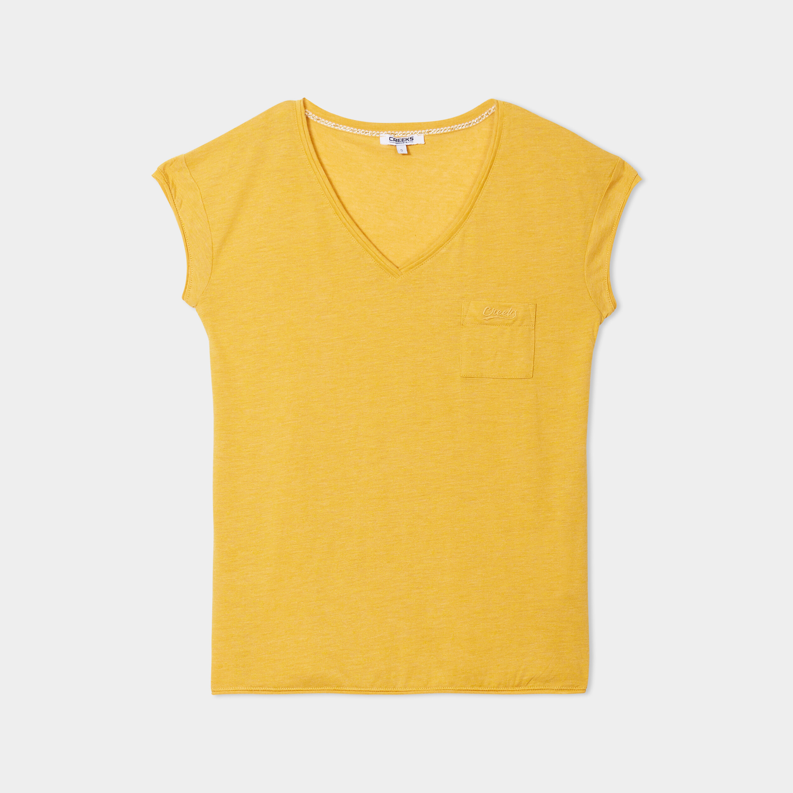 Tee shirt jaune femme pas cher online