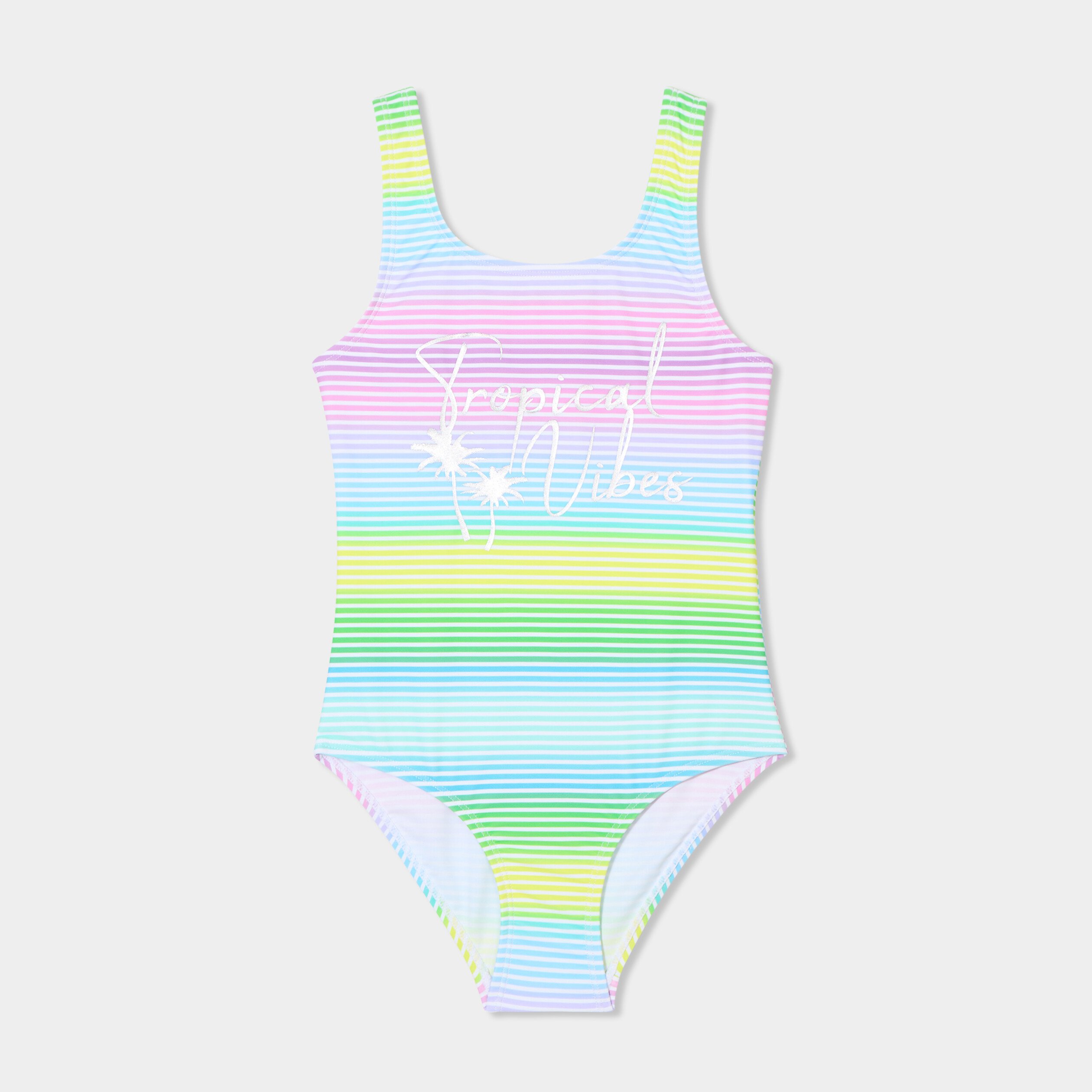 maillot de bain une piece multicolore fille Maillot de bain une pièce multicolore fille