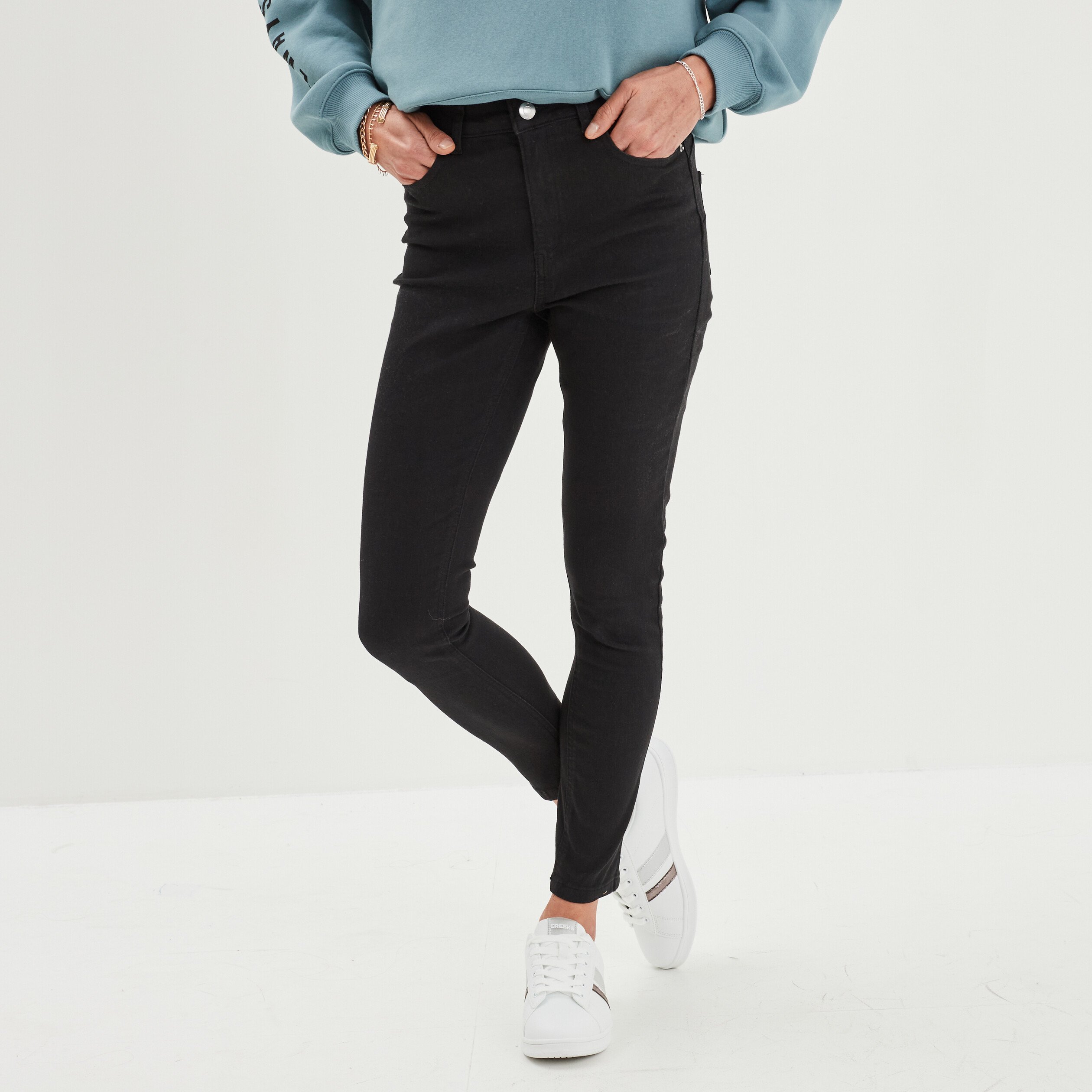 Pantalon noir online push up