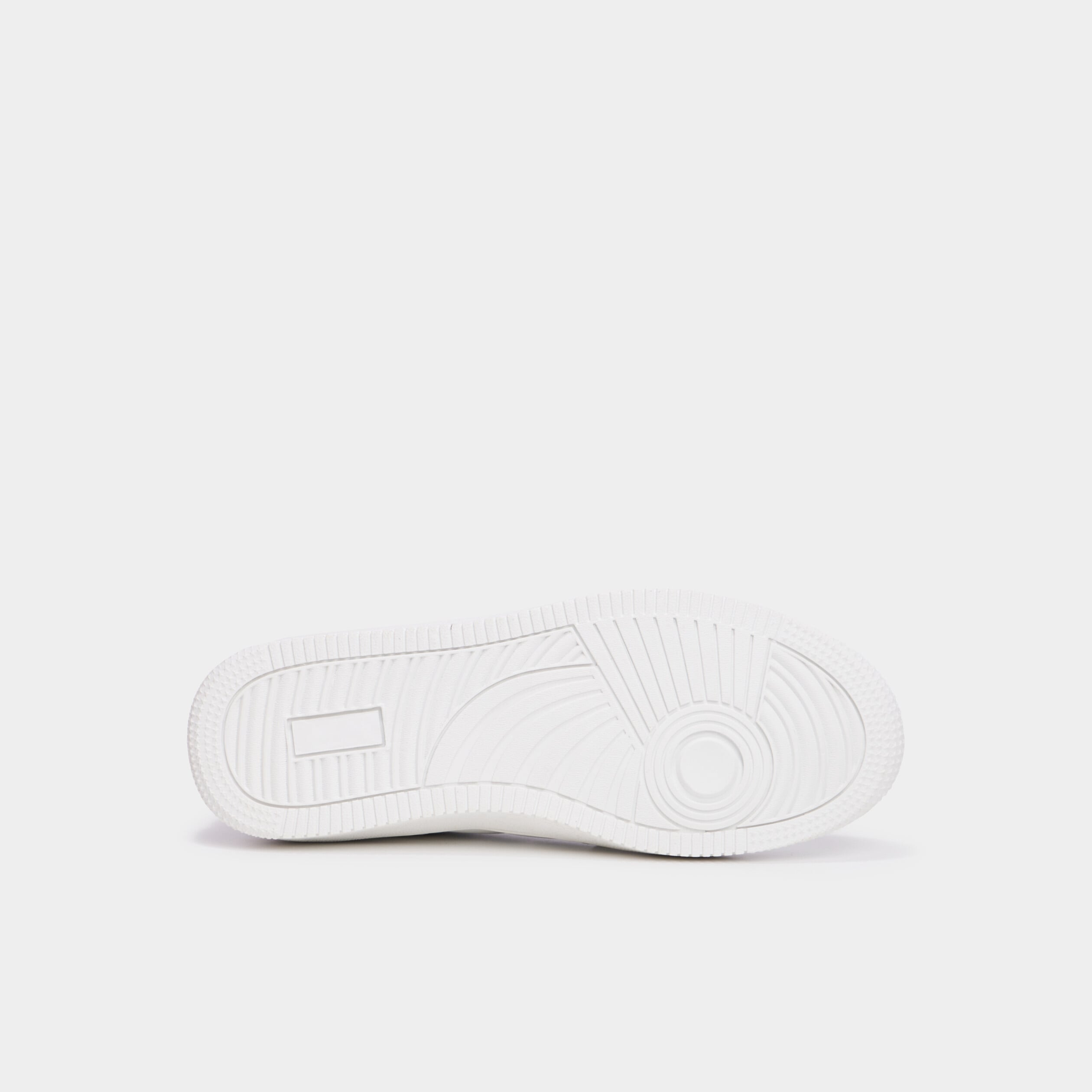 Baskets avec semelle &eacute;paisse blanc femme