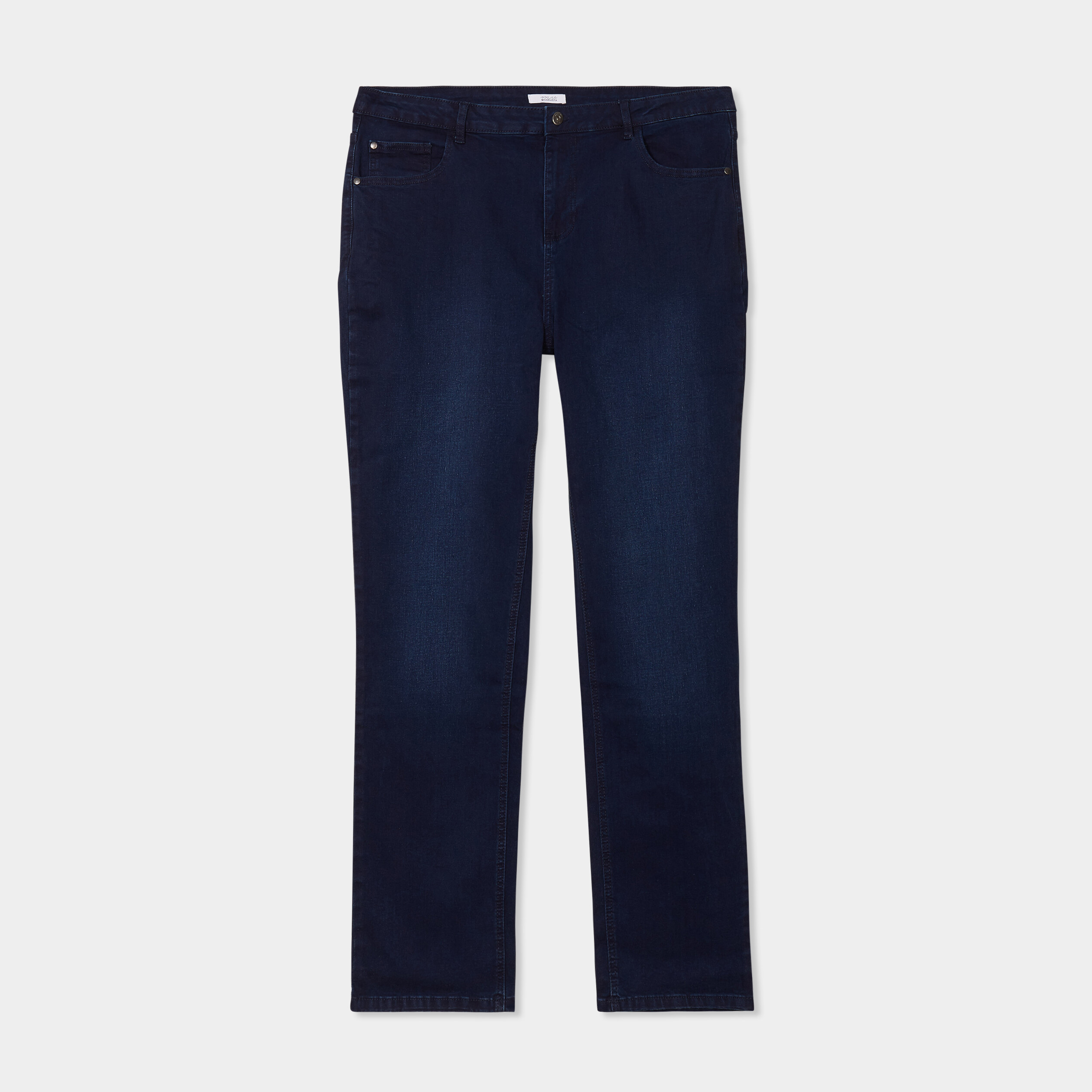 jeans slim taille haute grande taille denim blue black femmegt Jeans slim taille haute grande taille denim blue black femme grande taille