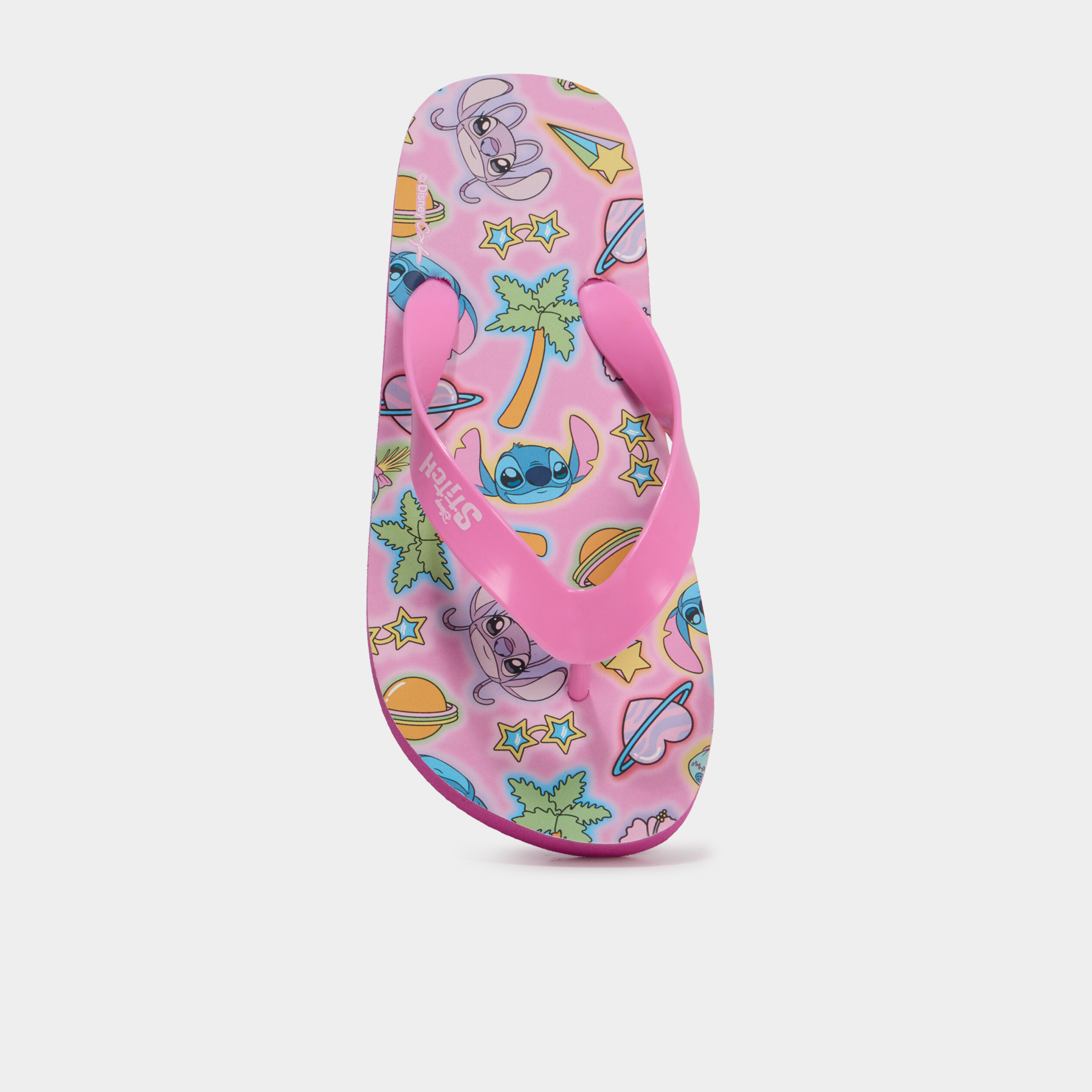 Tongs Stitch rose fille