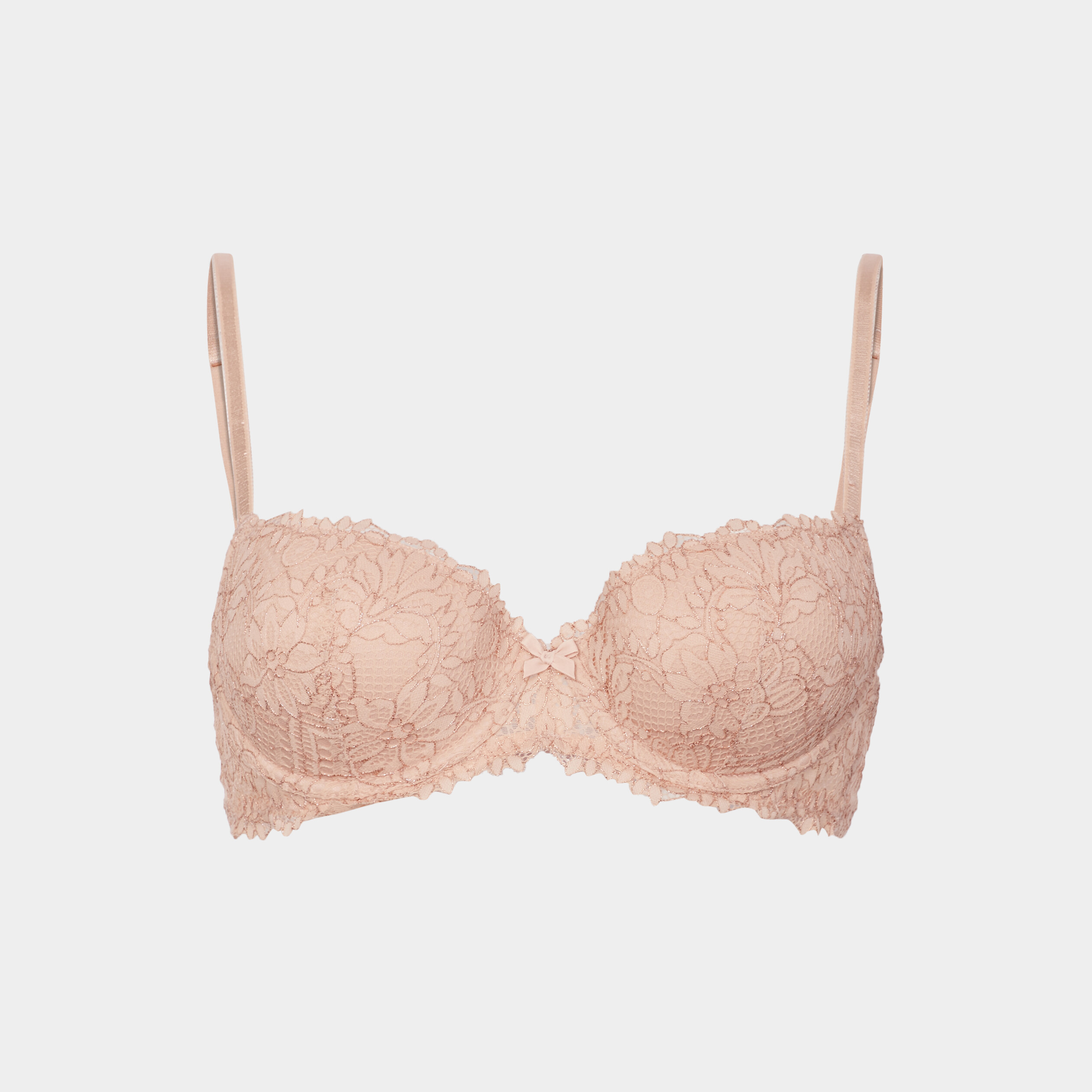 soutien gorge emboitant padde dentelle couleur argent femme Soutien-gorge emboîtant paddé dentelle couleur argent femme
