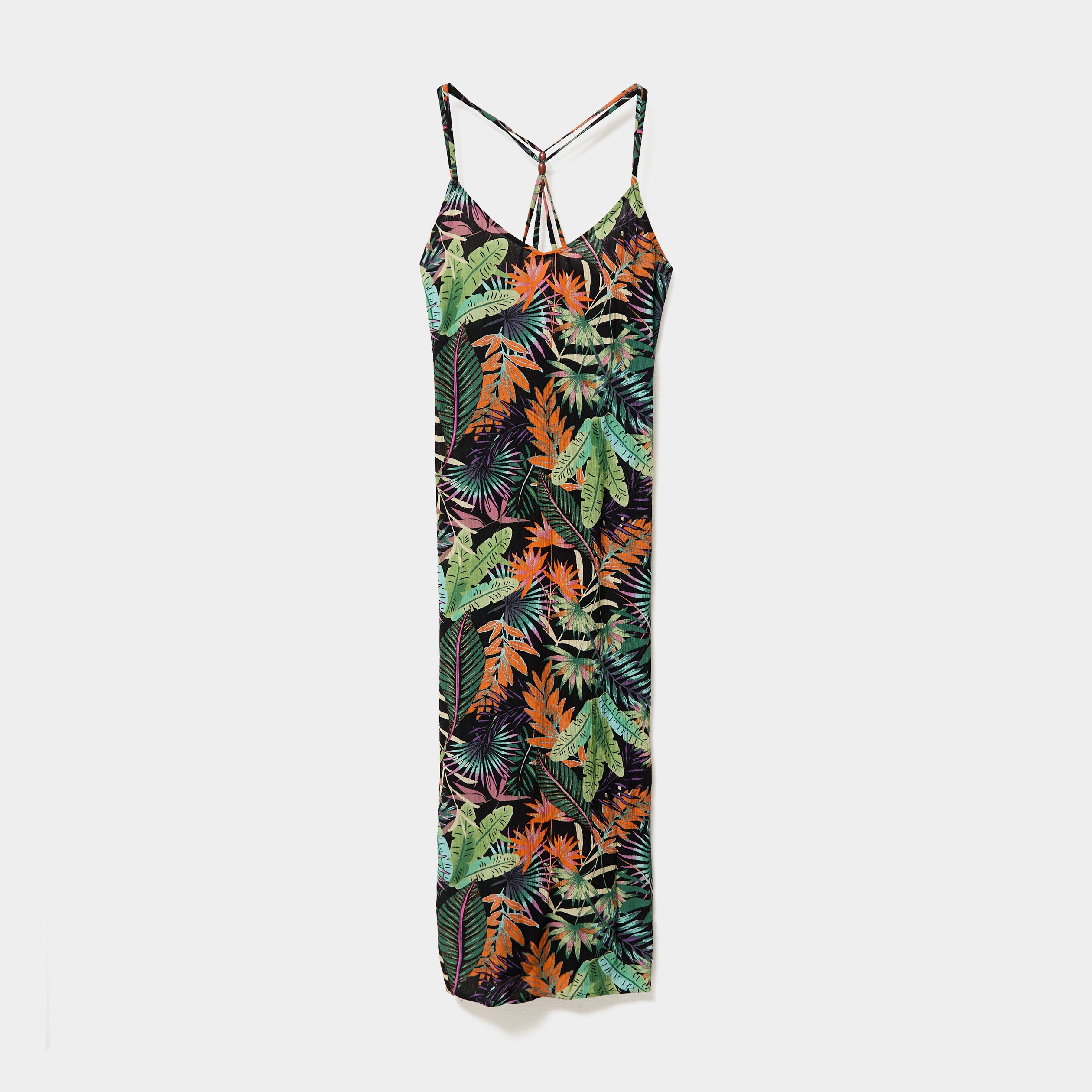 robe longue bretelles croisees dos noir femme Robe longue bretelles croisées dos noir femme
