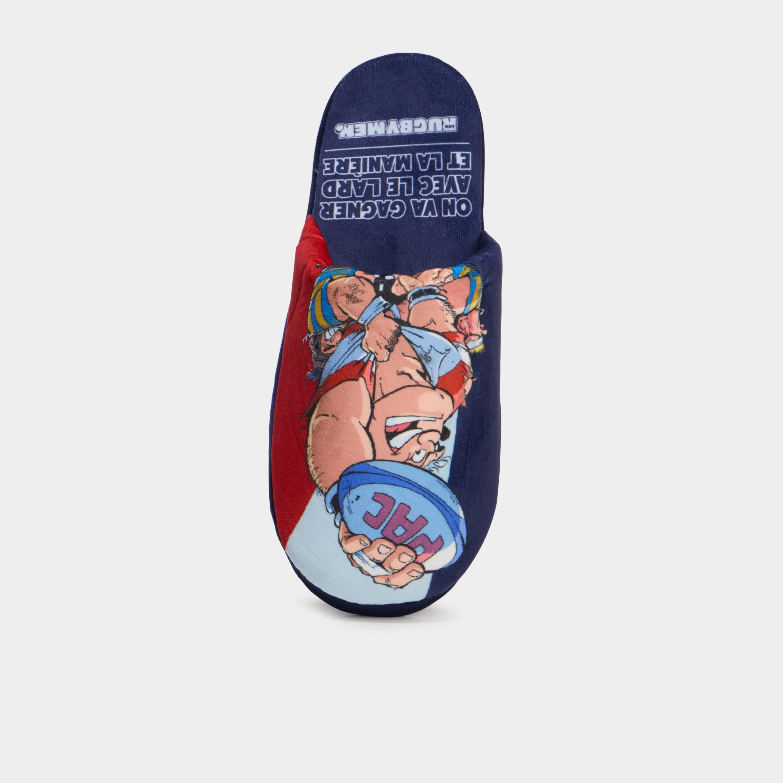 Chaussons mules Les Rugbymen multicolore homme