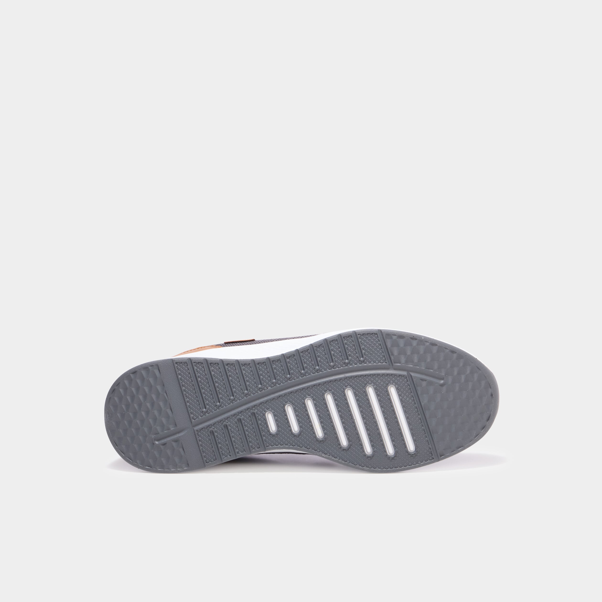Baskets semelles &eacute;paisses gris homme