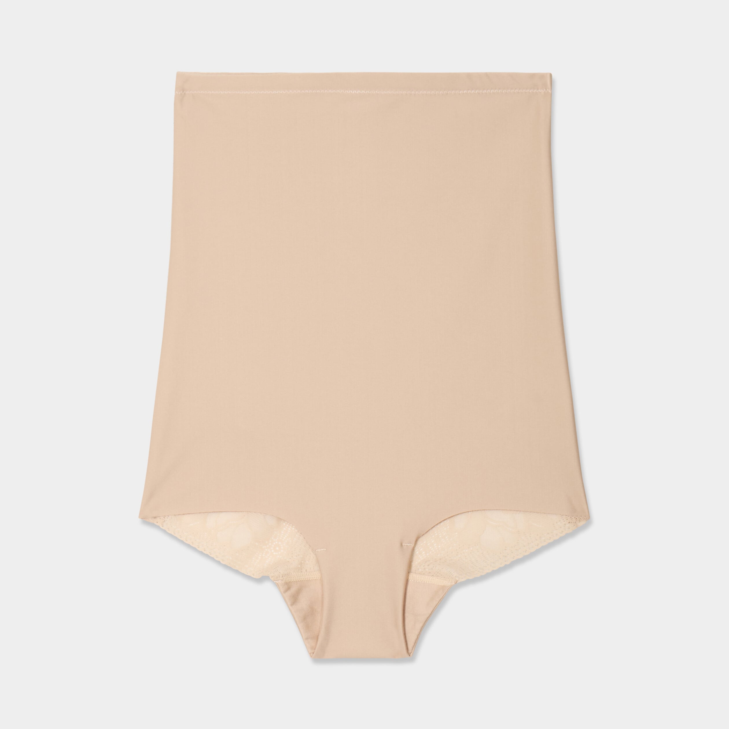 Culotte haute gainant beige femme