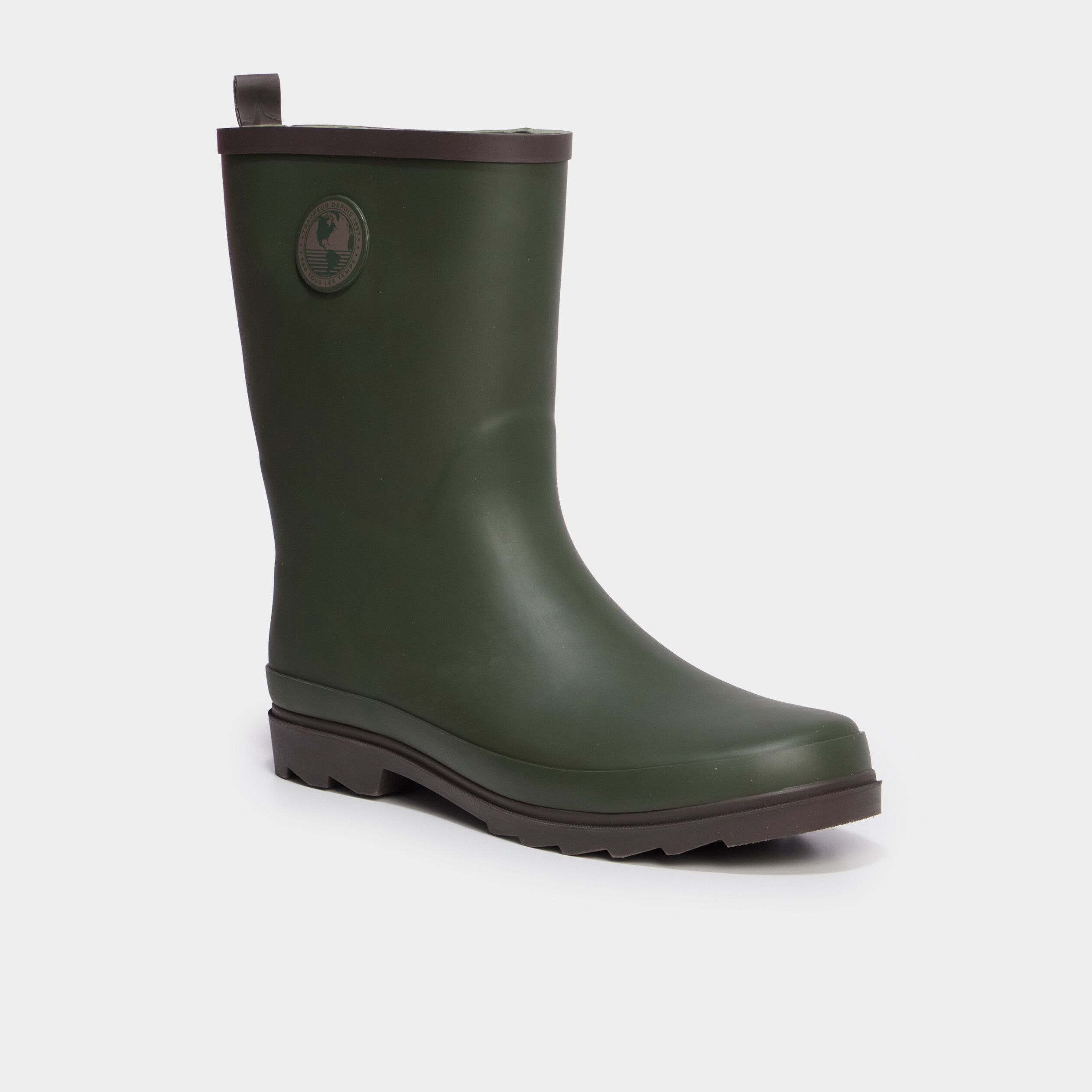 Bottes de pluie vert homme