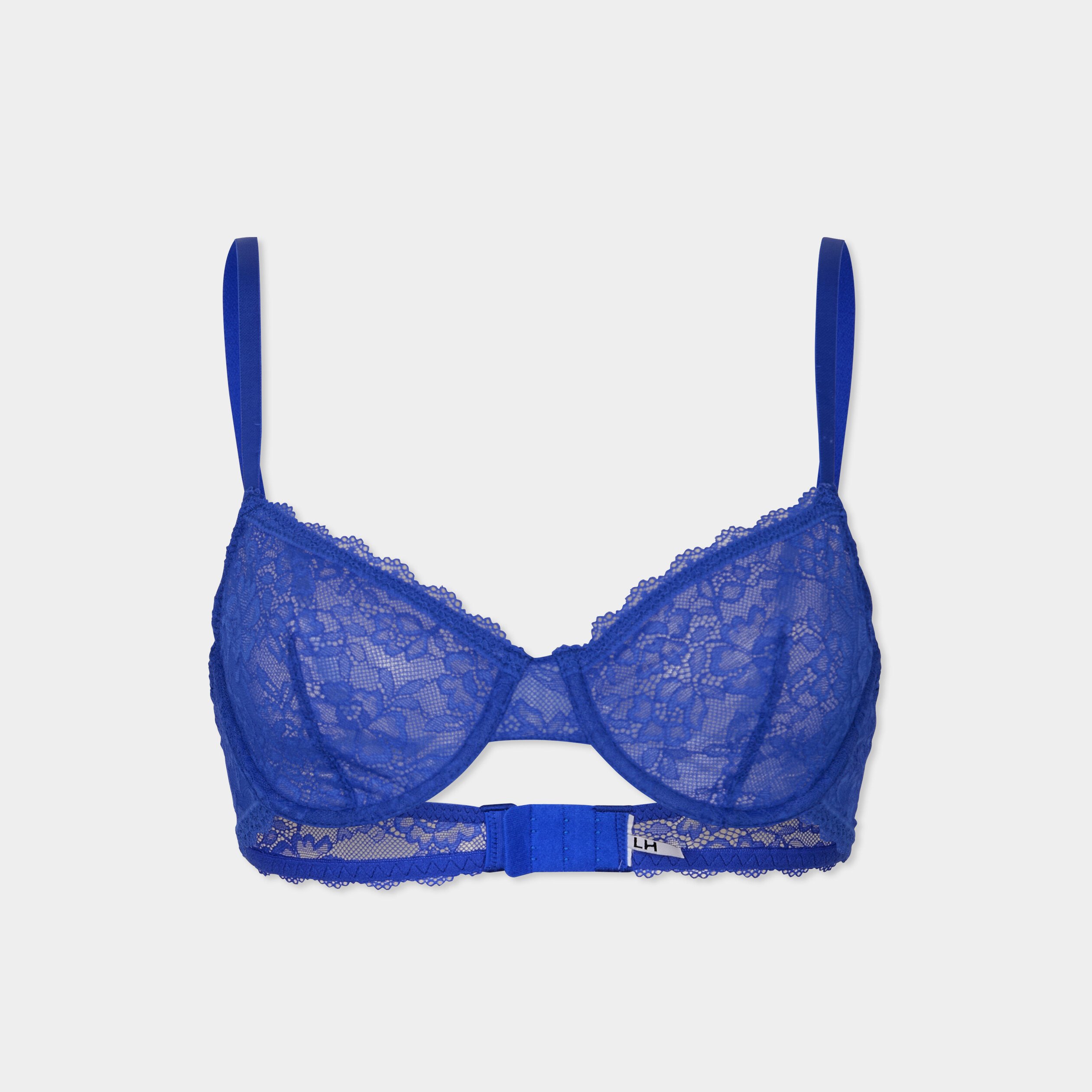 soutien gorge emboitant dentelle bleu electrique femme Soutien-gorge emboîtant dentelle bleu electrique femme