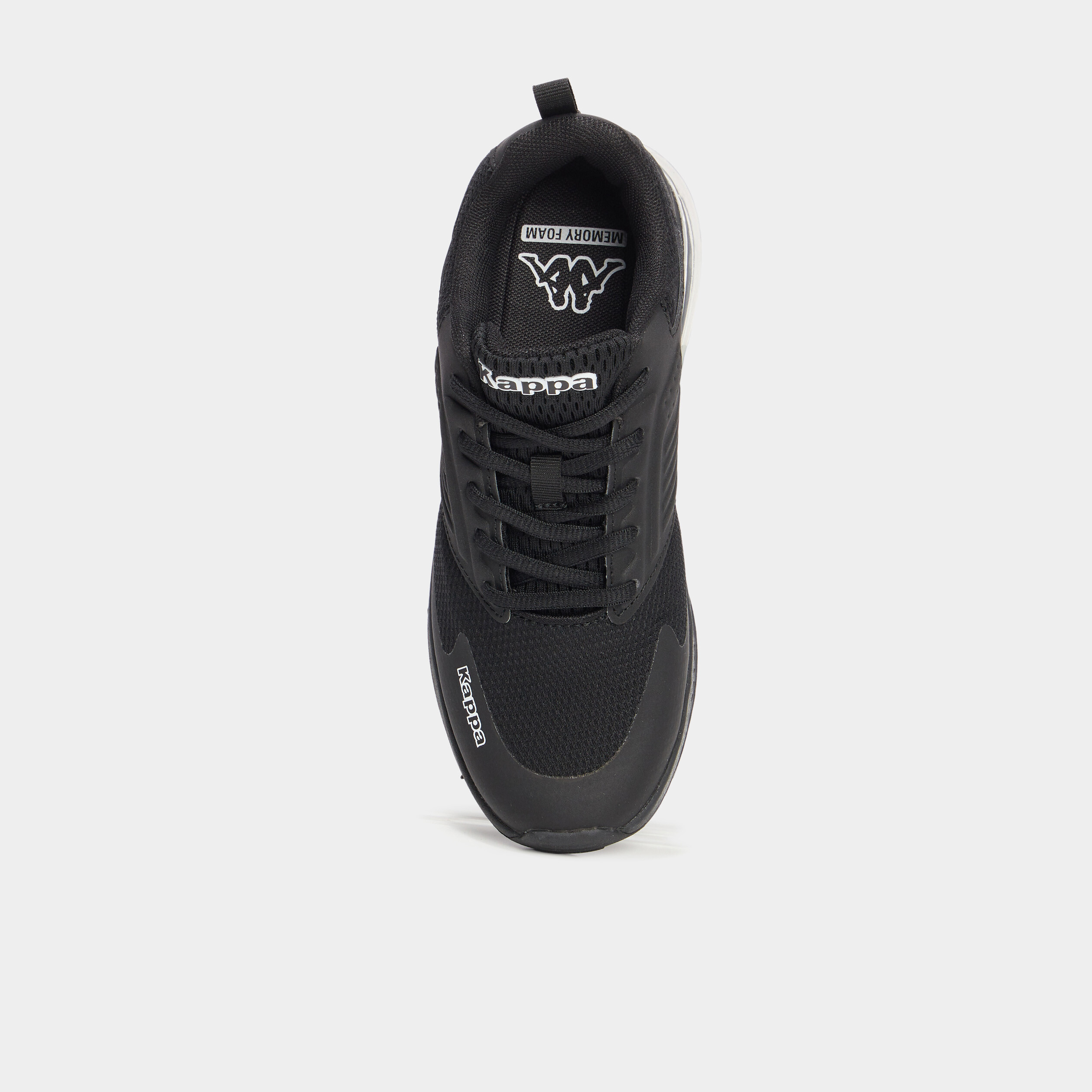 Baskets running &agrave; lacets Kappa noir gar&ccedil;on