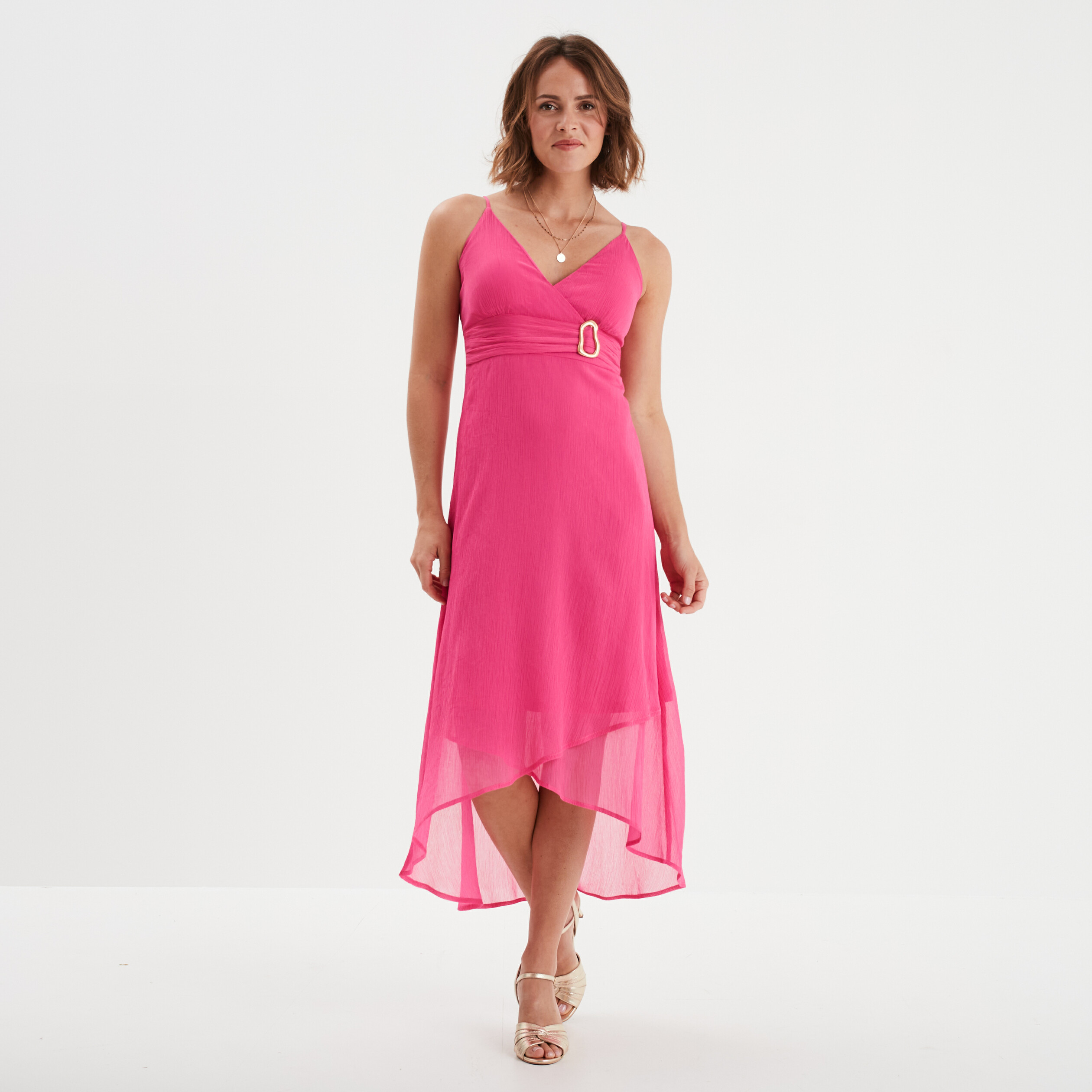 Robe fushia femme new arrivals