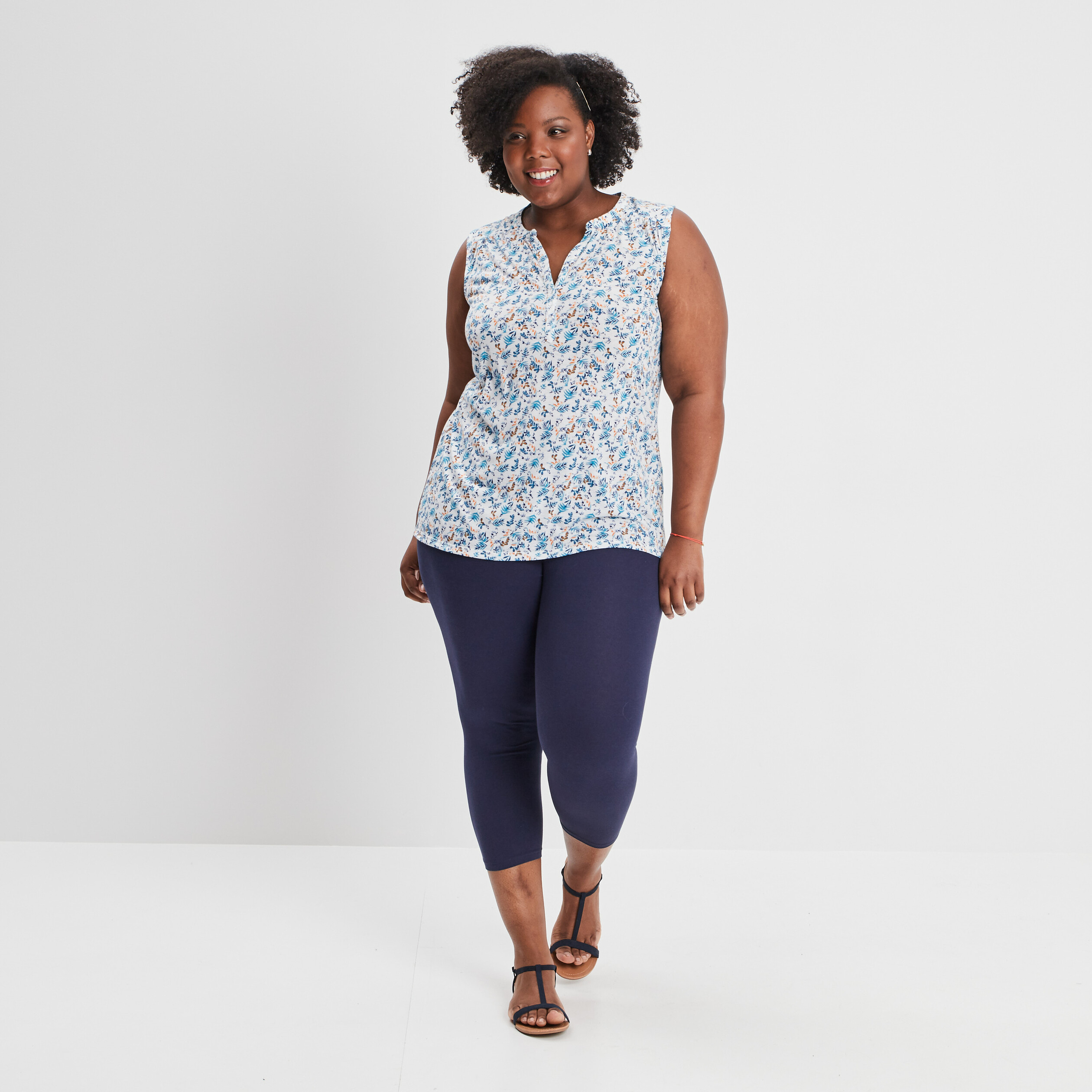 Legging marine femme online