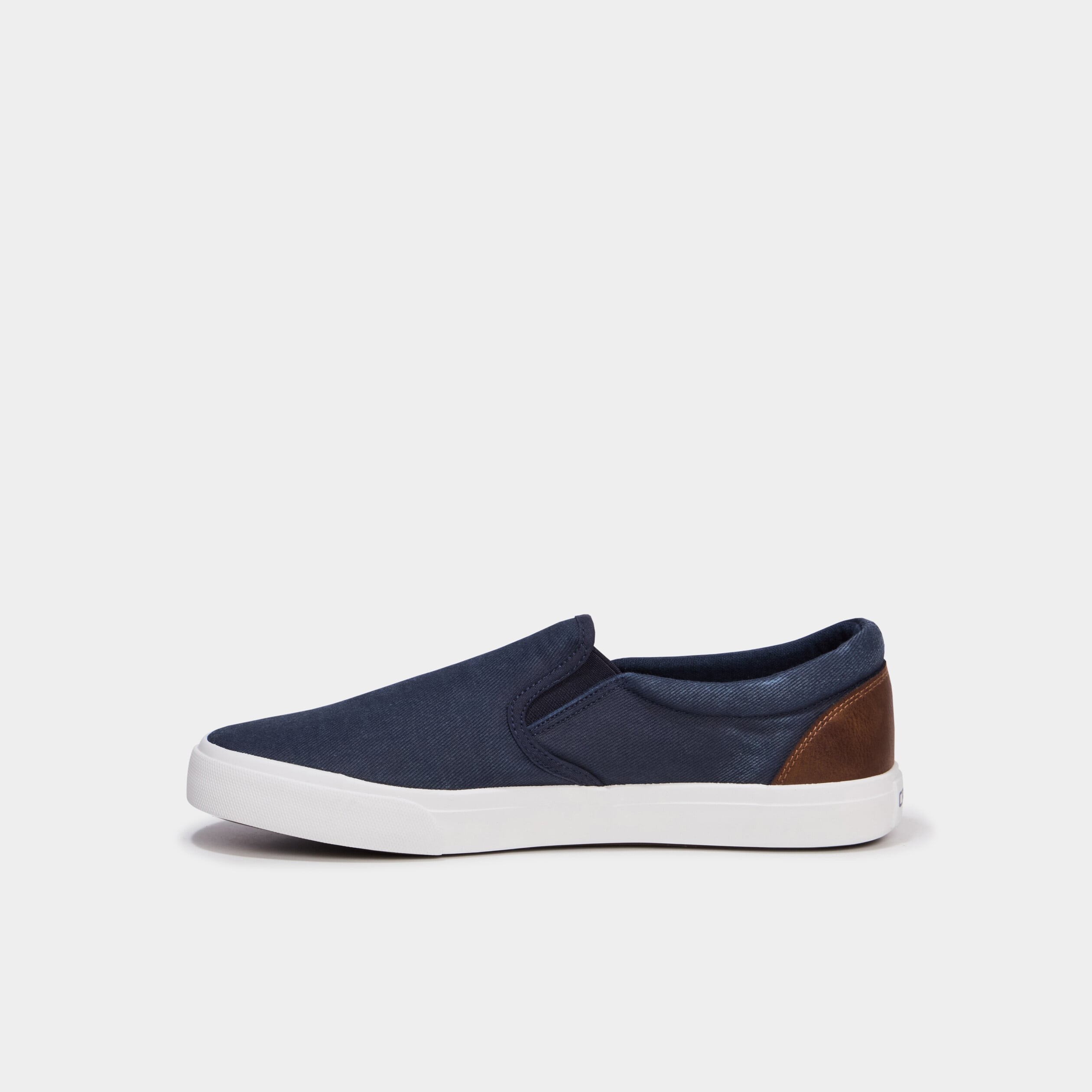 Tennis basses en toile bleu marine homme