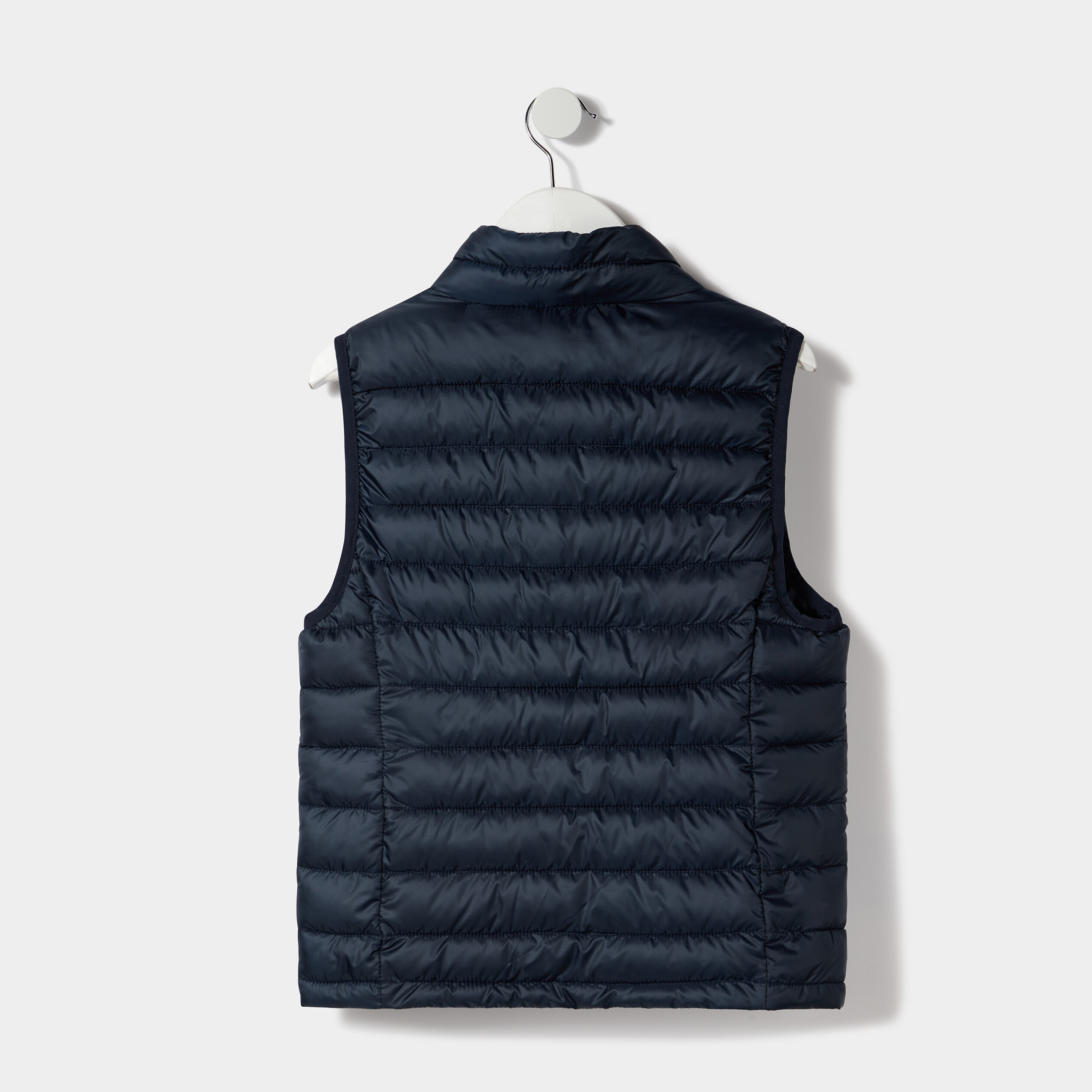 Doudoune l&eacute;g&egrave;re sans manches imperm&eacute;able bleu marine fille
