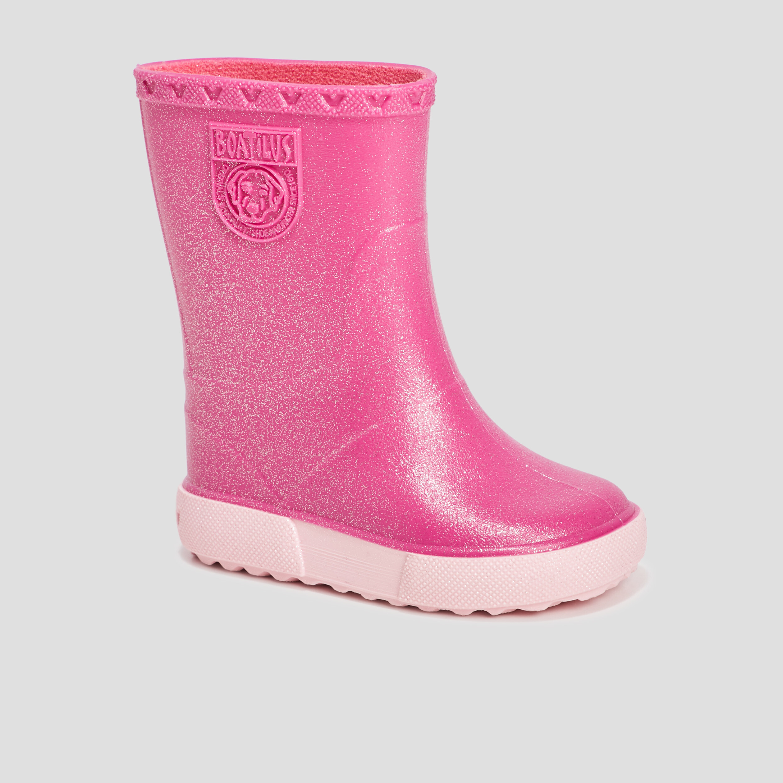bottes de pluie pailletees rose bebef Bottes de pluie pailletées rose bébé fille