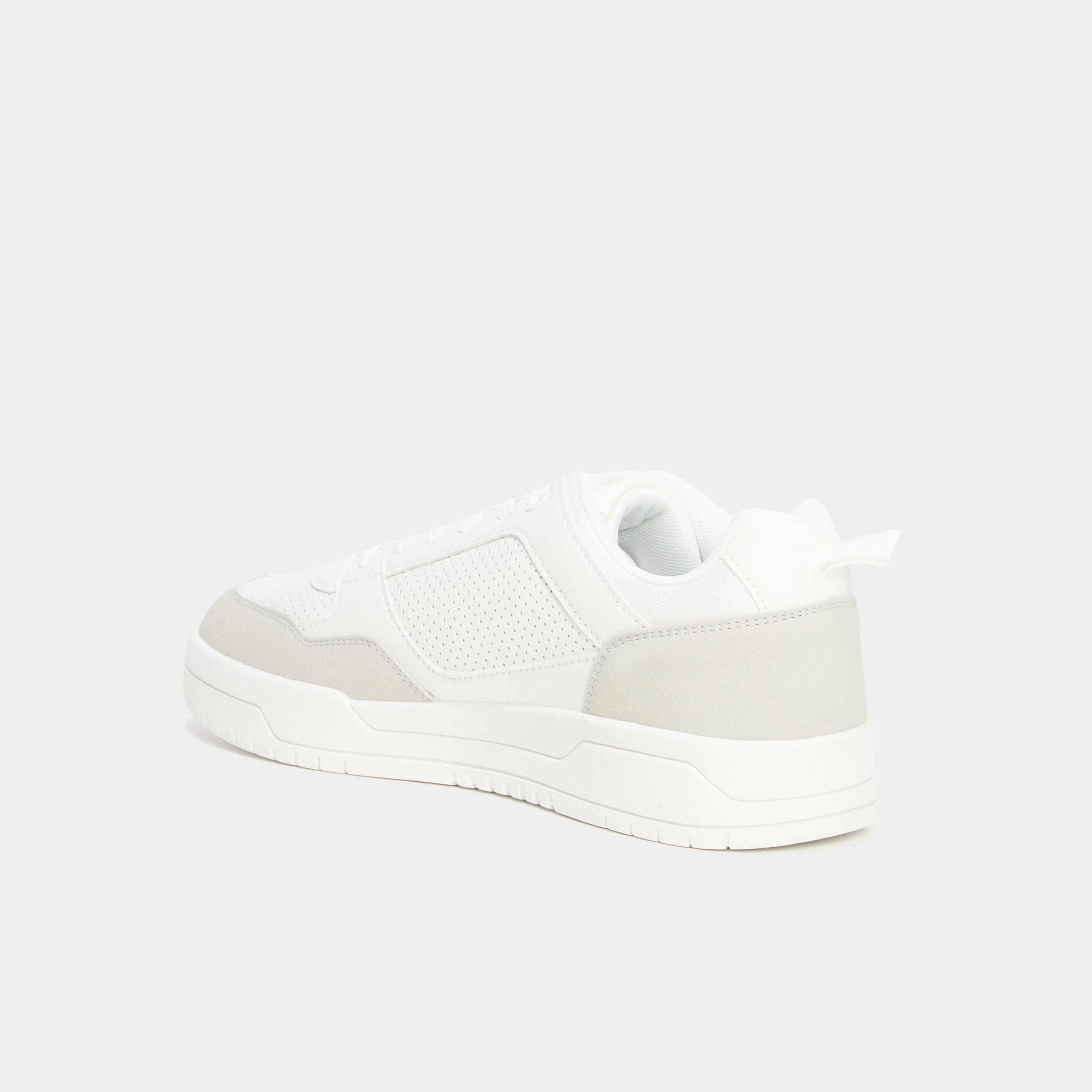 Tennis basses &agrave; lacets Kappa blanc homme