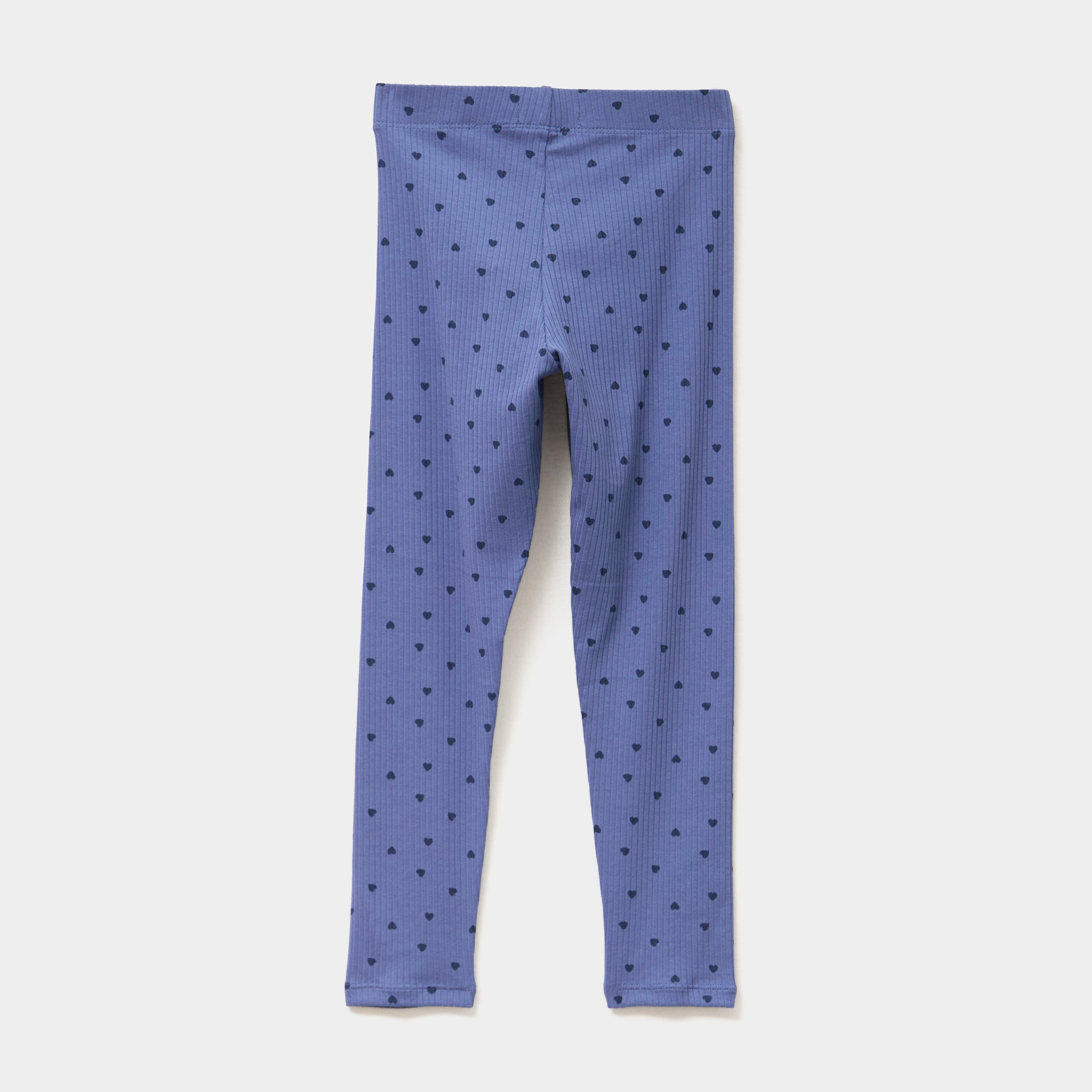 legging cotele coton bleu gris fille Legging côtelé coton bleu gris fille