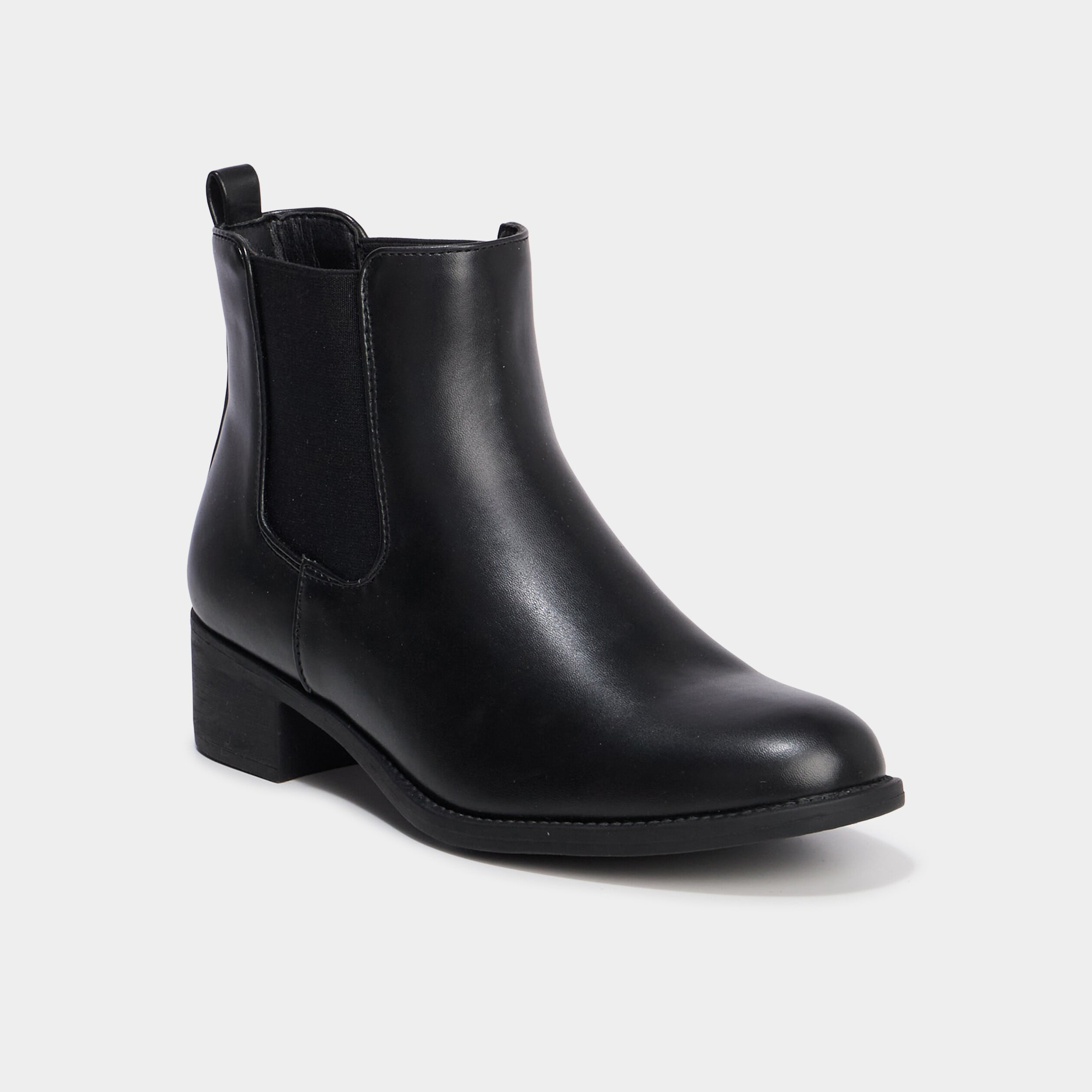 Bottines chelsea noir femme