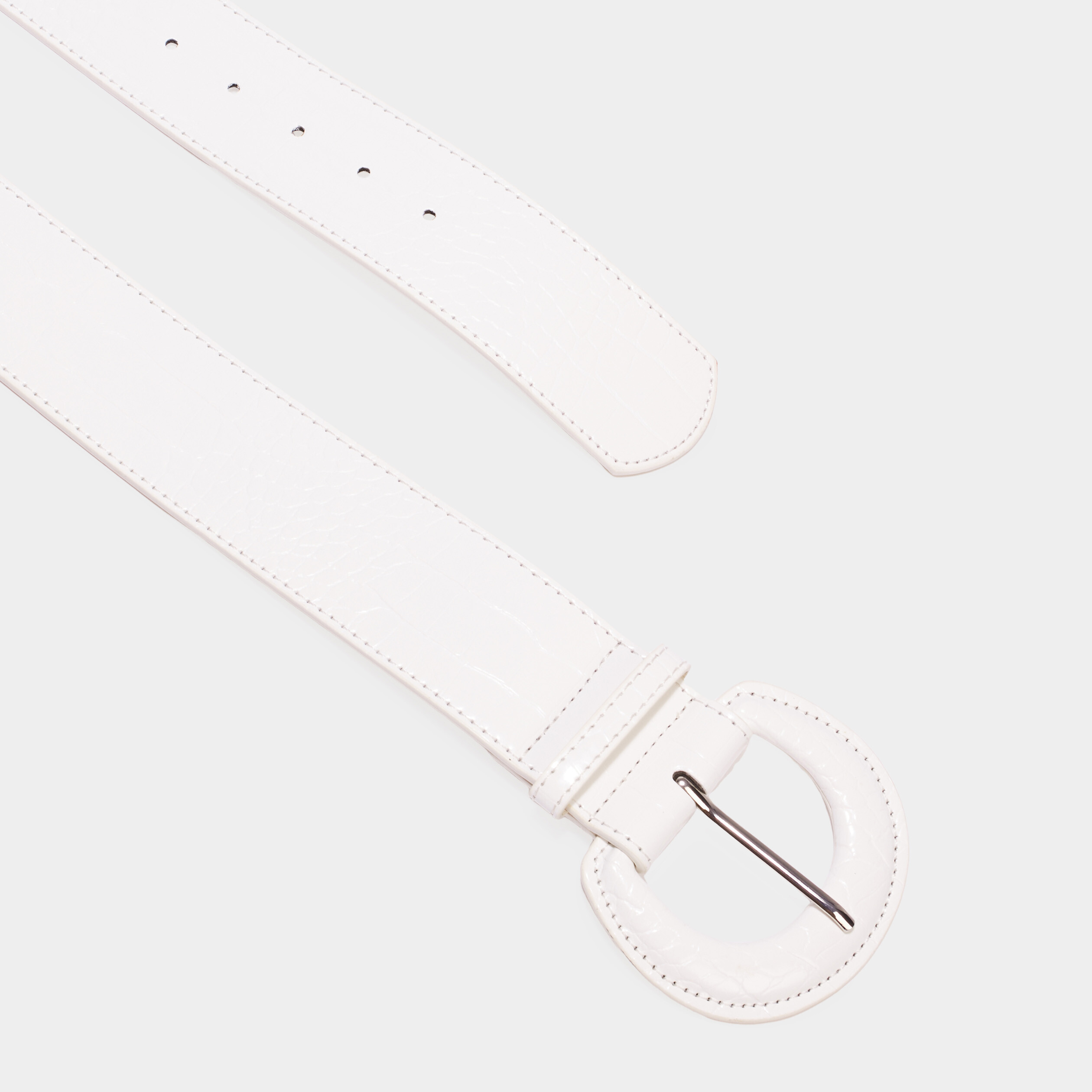ceinture croco blanc femme Ceinture croco blanc femme