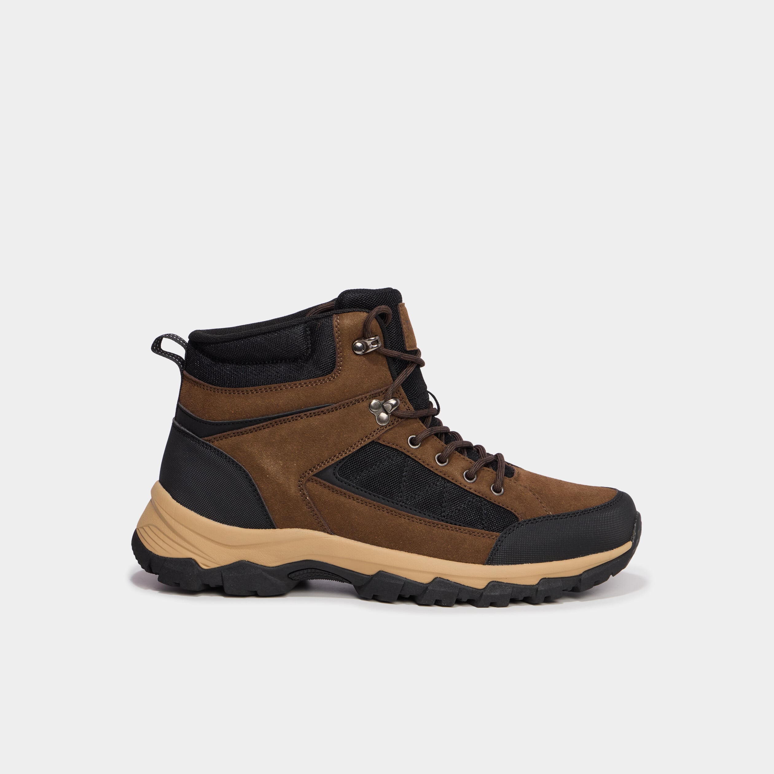 Baskets montantes &agrave; lacets multicolore homme