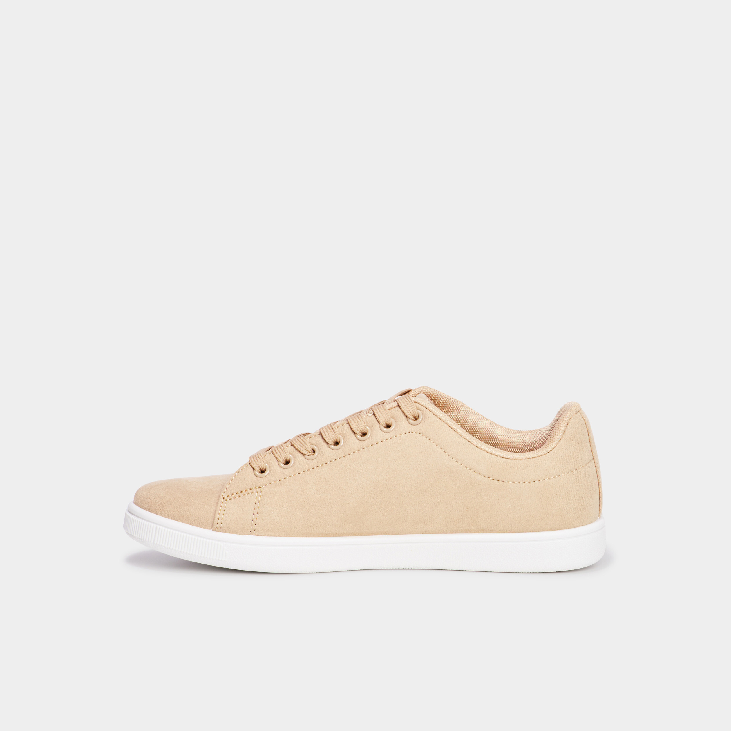 Tennis basses &agrave; lacets sable femme