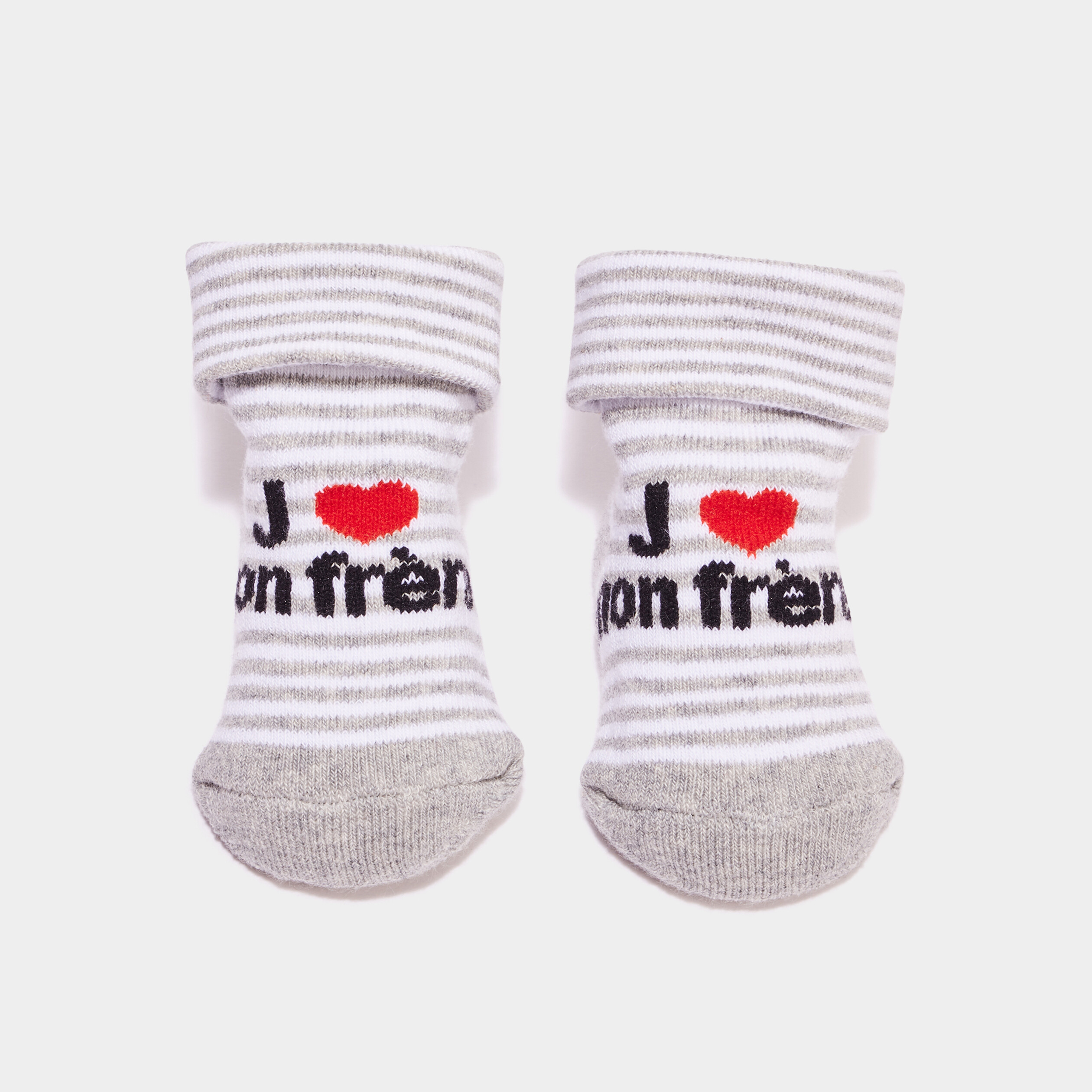 chaussettes gris bebe Chaussettes gris bébé