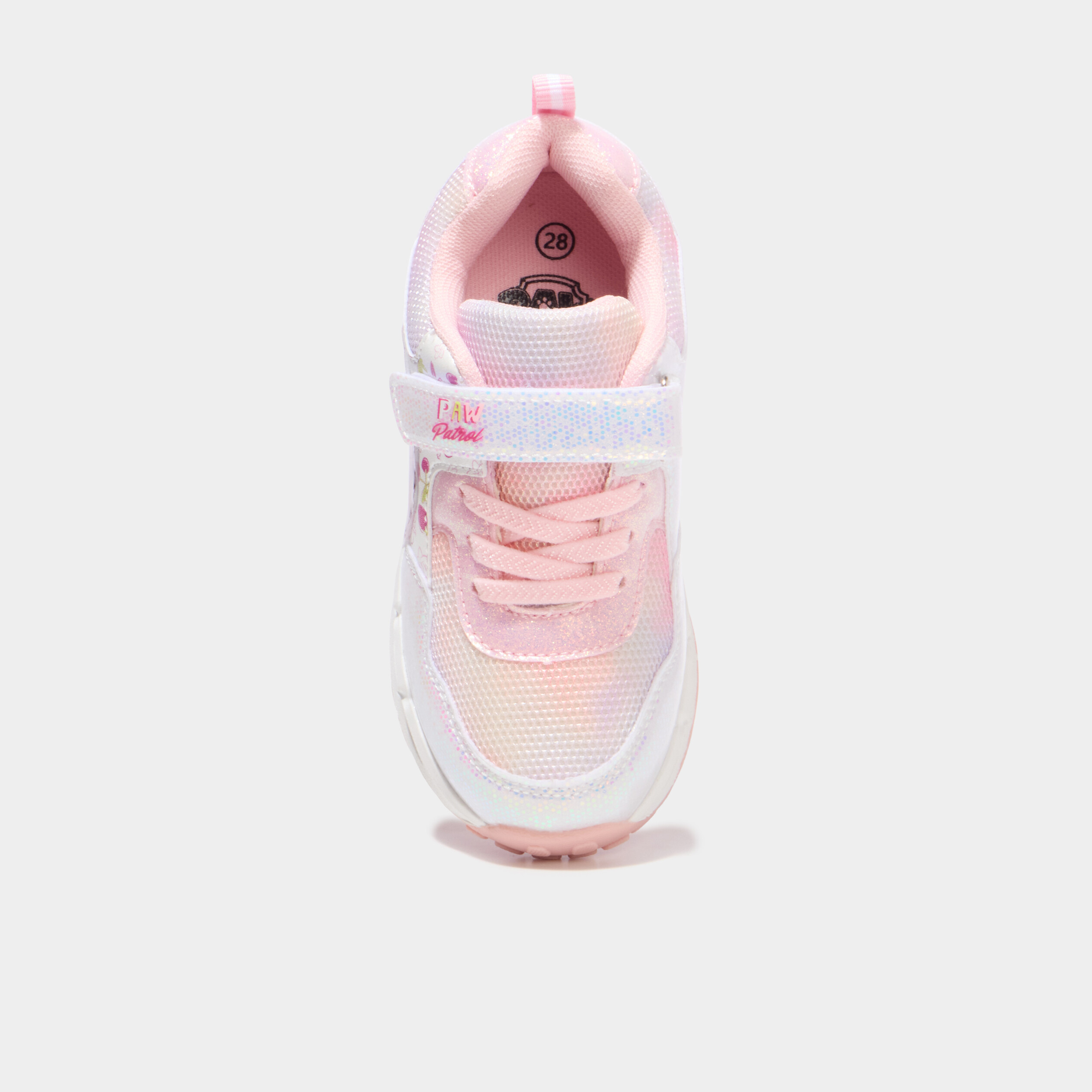 Baskets running lumineuses Paw Patrol rose fille