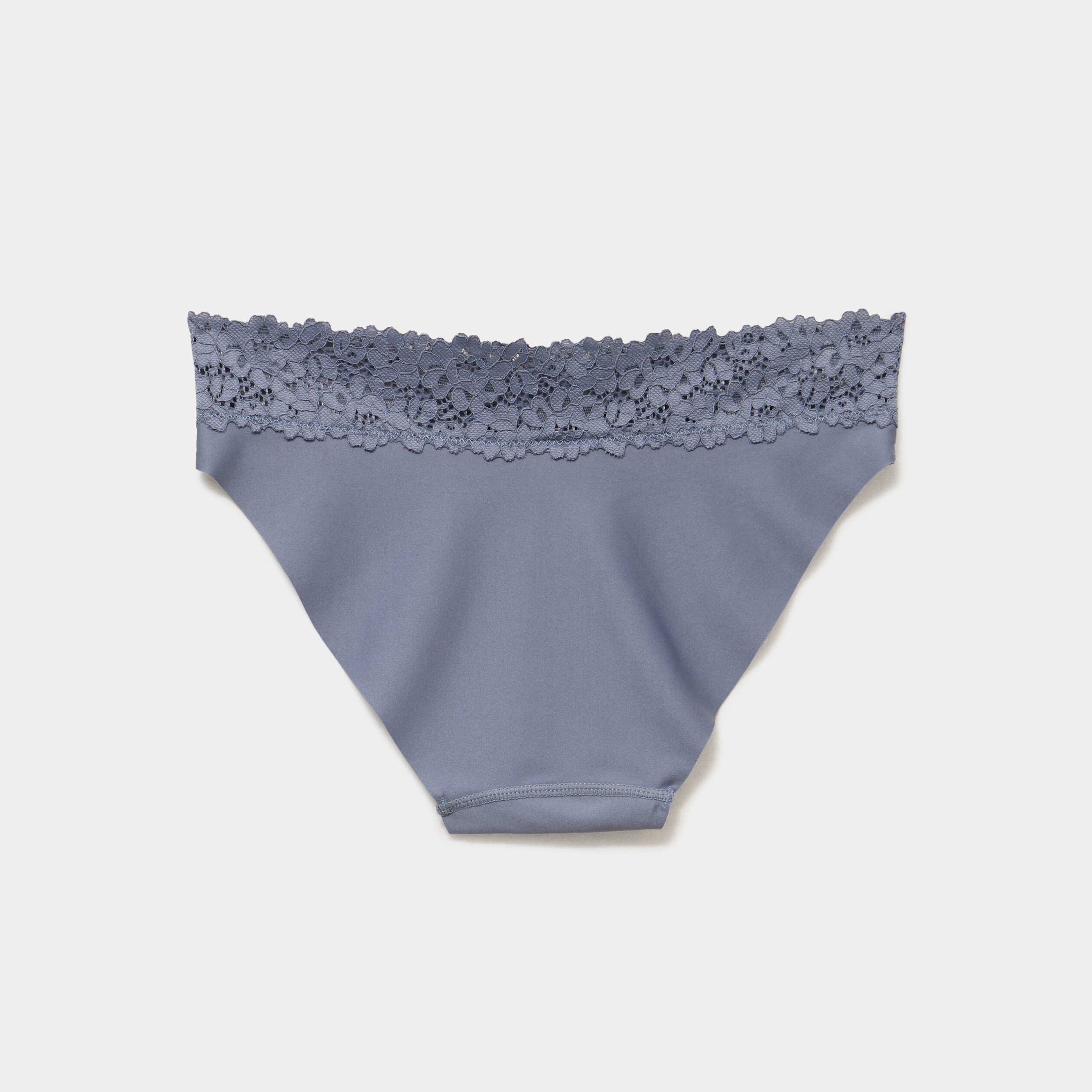 Lot 3 culottes avec dentelle bleu violet femme