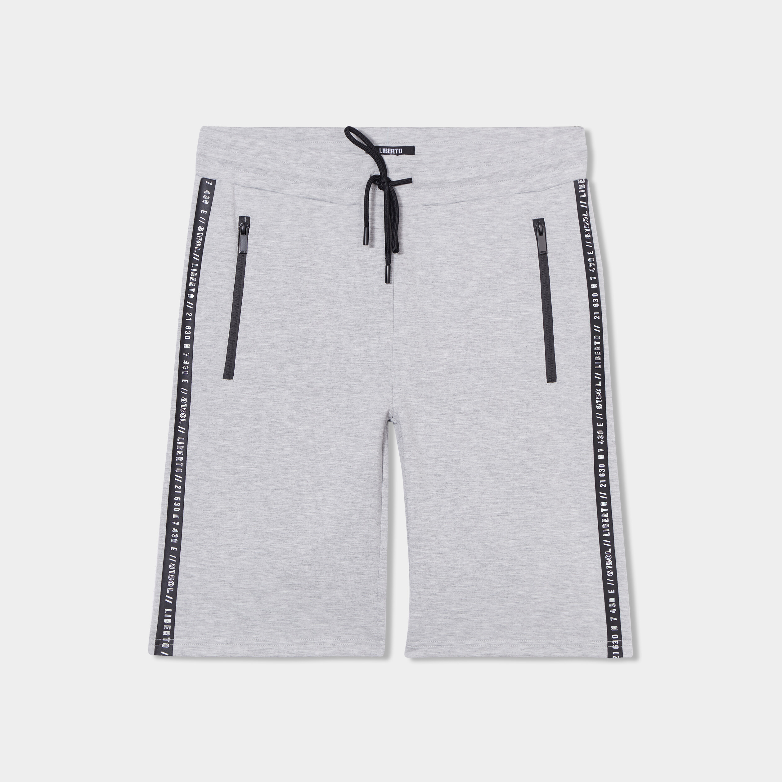Short de jogging Liberto gris homme