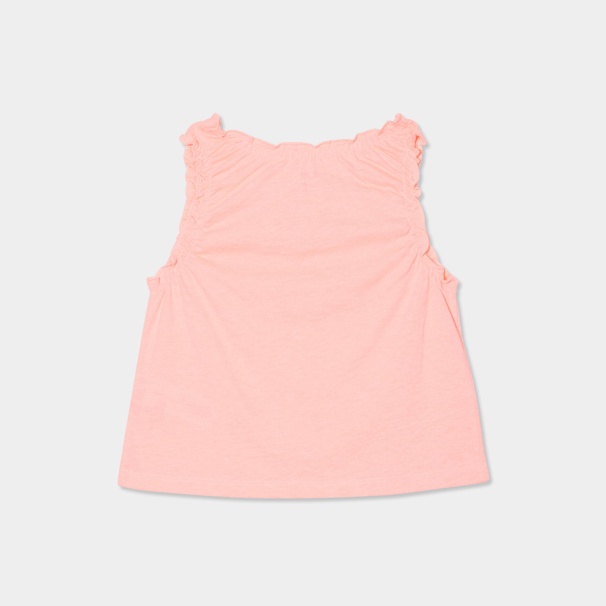 lot 2 debardeurs coton majoritaire blanc bebef Lot 2 débardeurs coton majoritaire blanc bébé fille