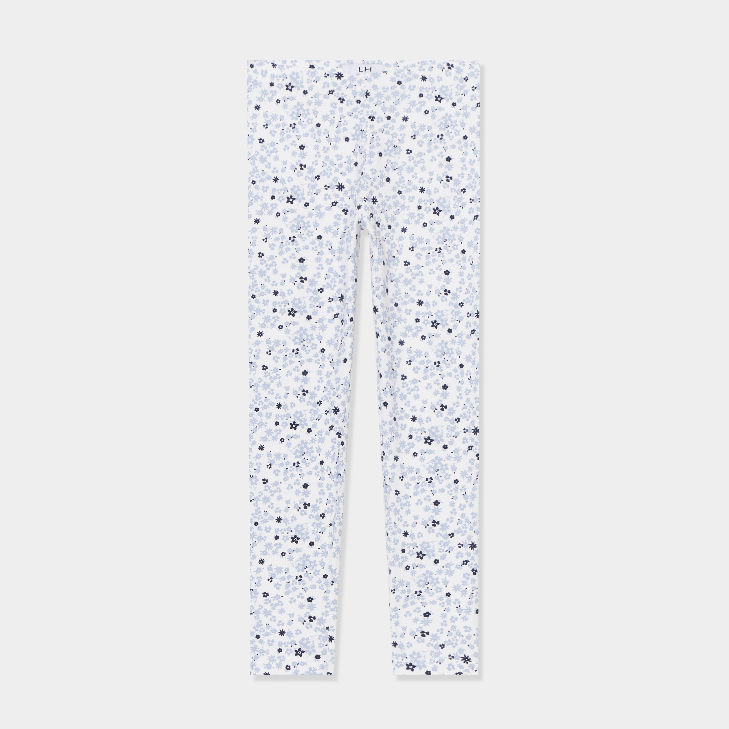legging long elastique coton blanc fille Legging long élastiqué coton blanc fille