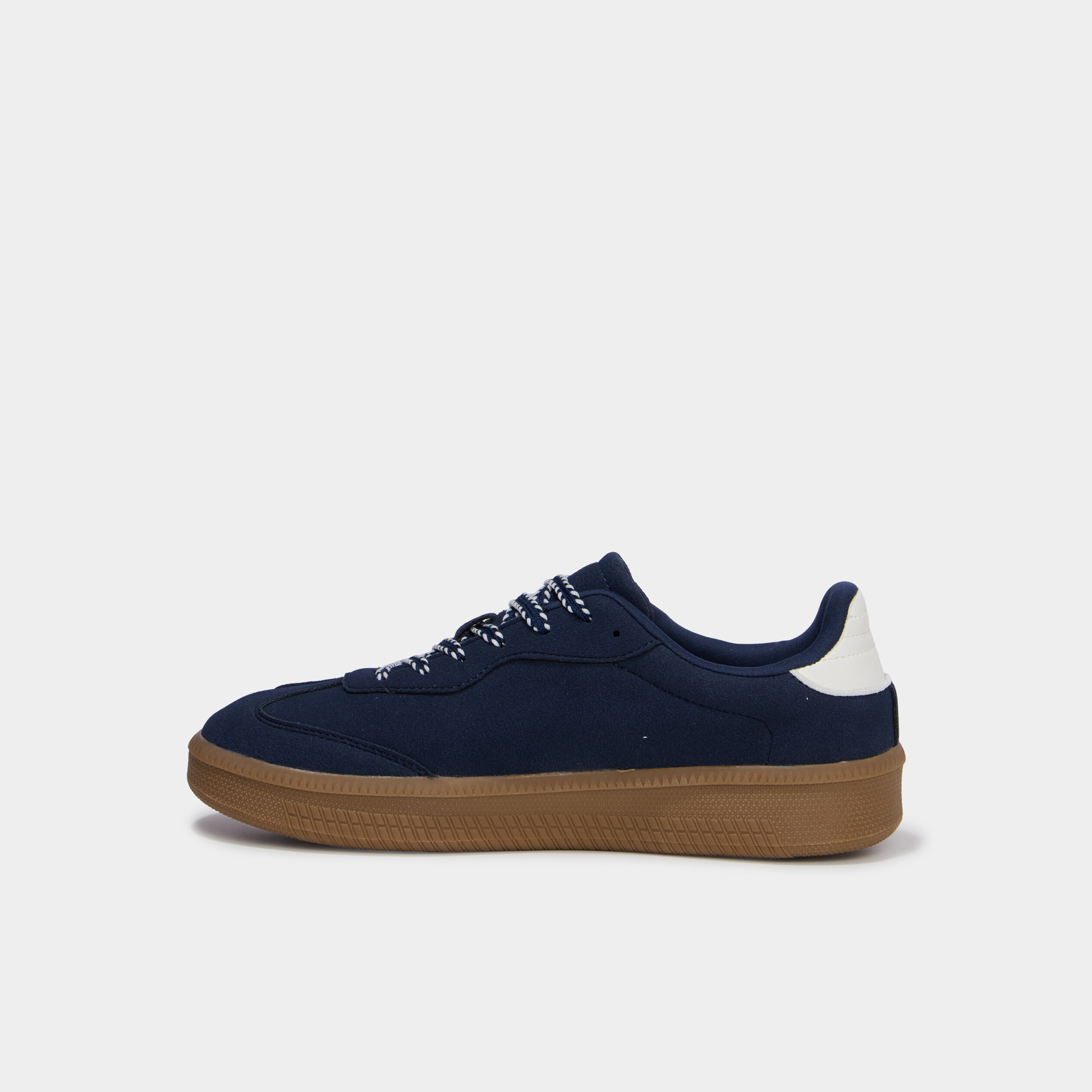 Baskets &agrave; lacets bleu marine femme