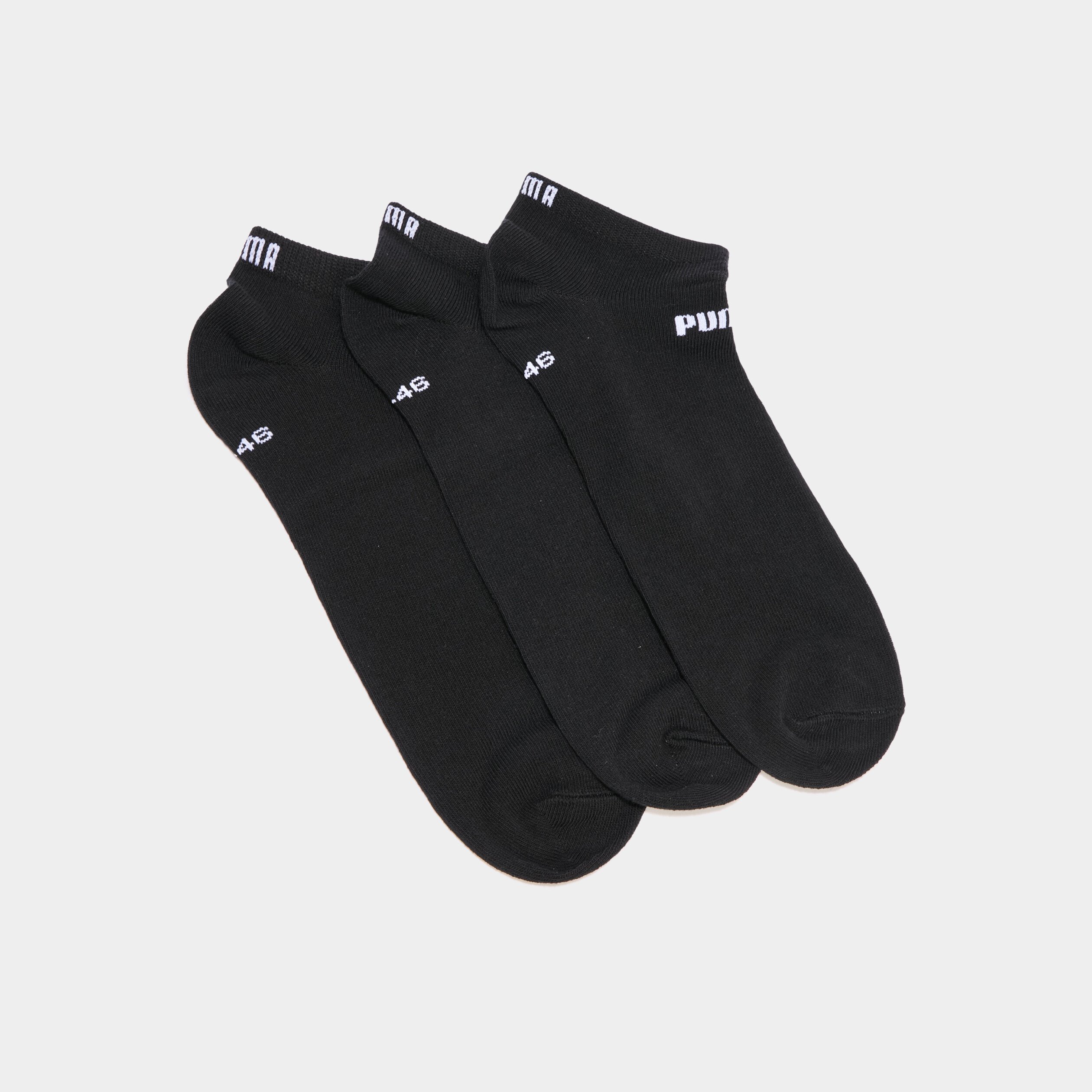 lot 3 paires chaussettes invisibles puma noir homme Lot 3 paires chaussettes invisibles Puma noir homme