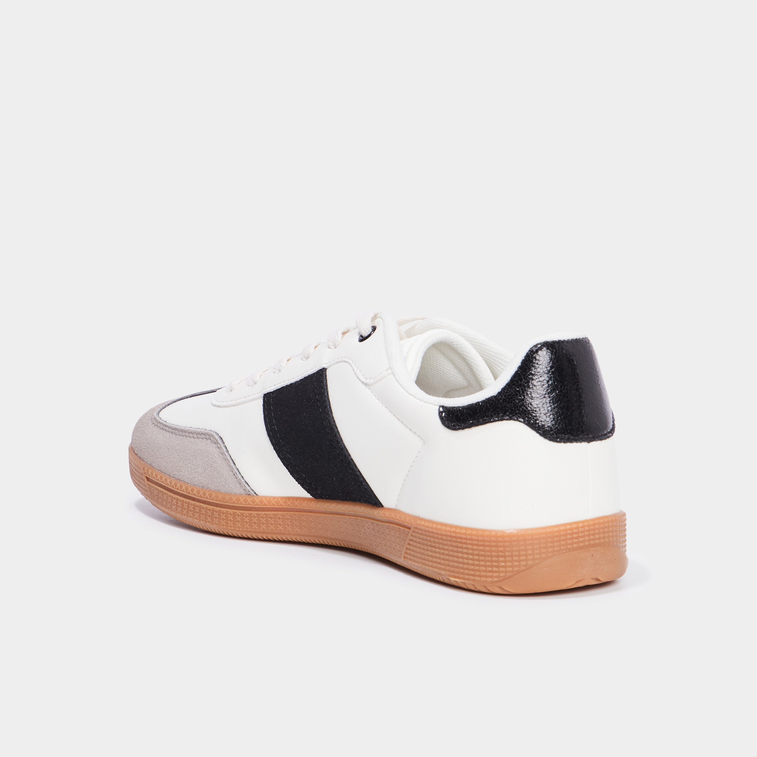 tennis basses a lacets creeks noir femme Tennis basses à lacets Creeks noir femme